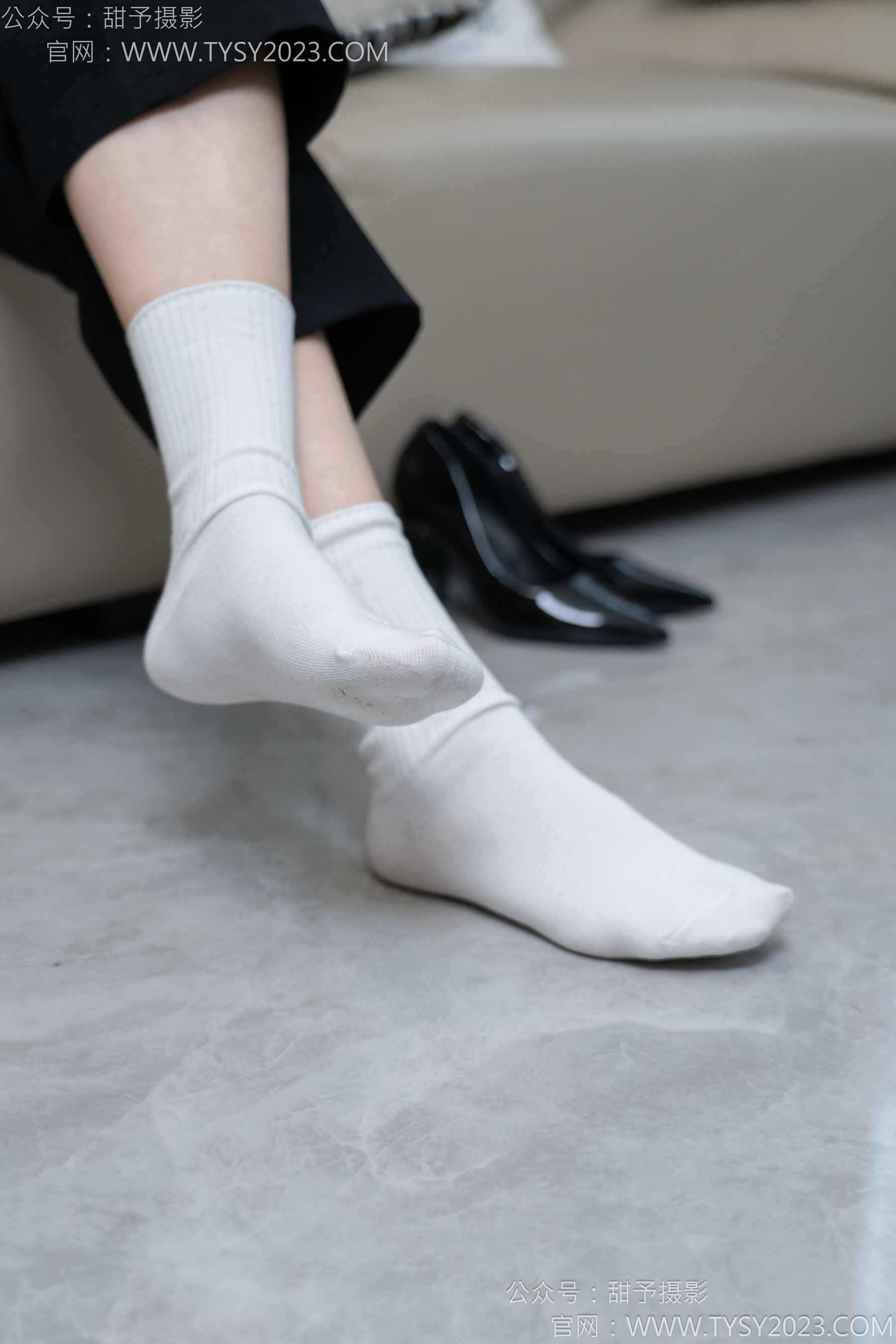 甜予摄影 No.147 澜澜 - 凉鞋、高跟鞋、长腿袜、白棉袜/(172P)