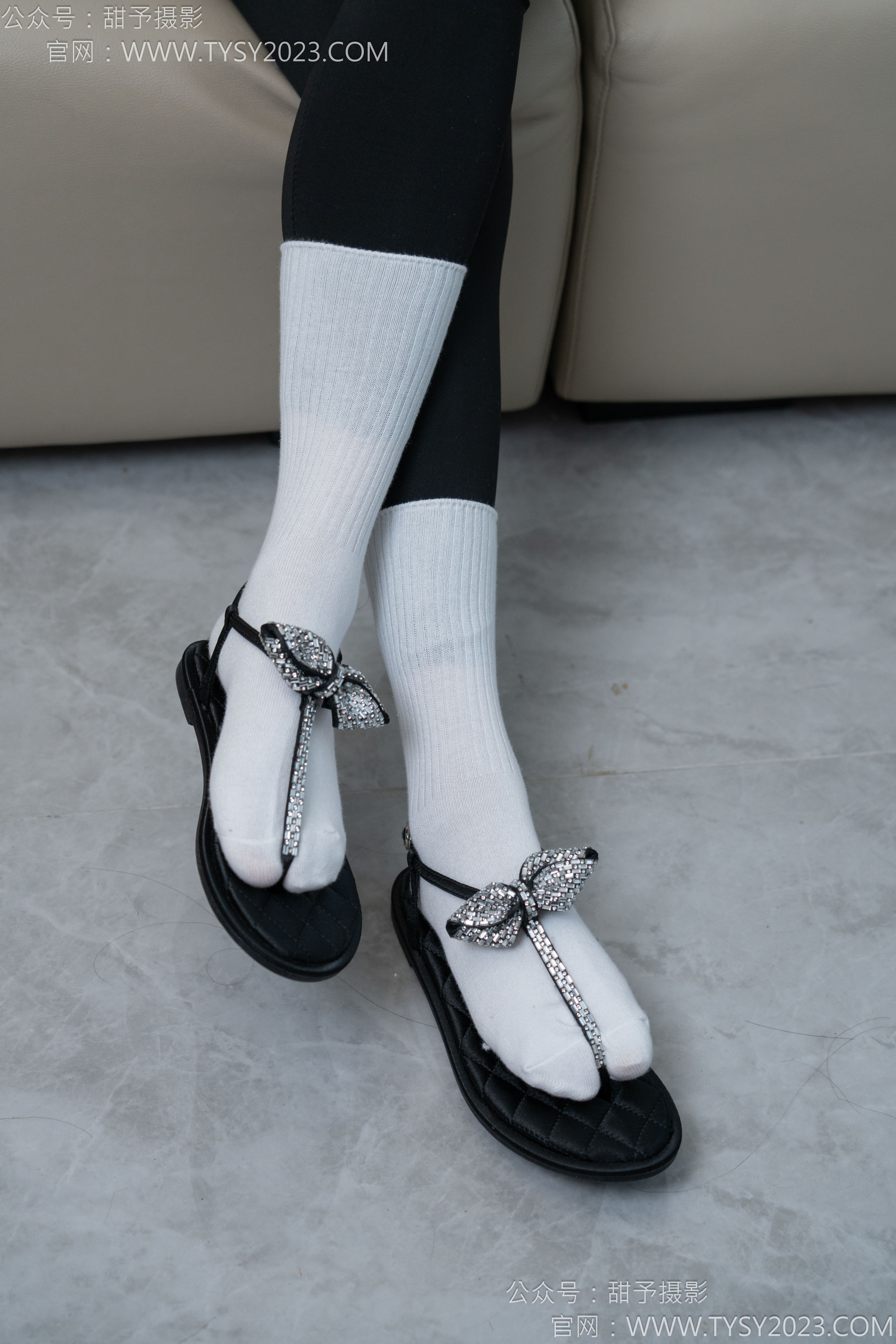 甜予摄影 No.147 澜澜 - 凉鞋、高跟鞋、长腿袜、白棉袜/(172P)