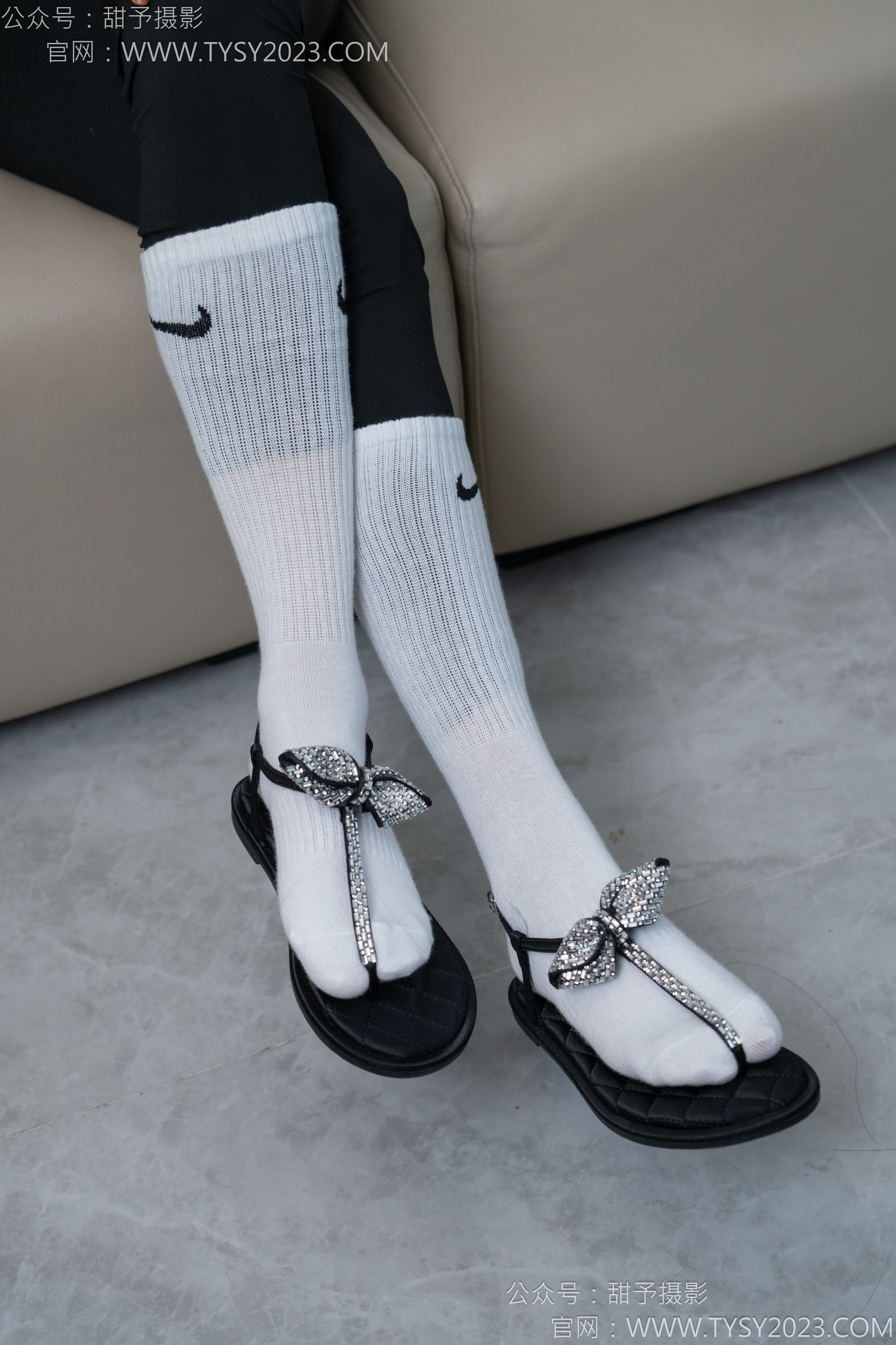 甜予摄影 No.147 澜澜 - 凉鞋、高跟鞋、长腿袜、白棉袜/(172P)