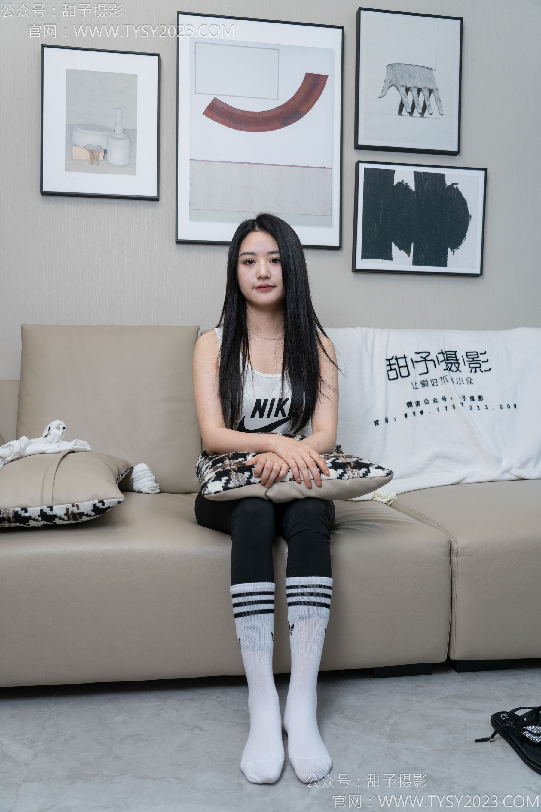 甜予摄影 No.147 澜澜 - 凉鞋、高跟鞋、长腿袜、白棉袜/(172P)