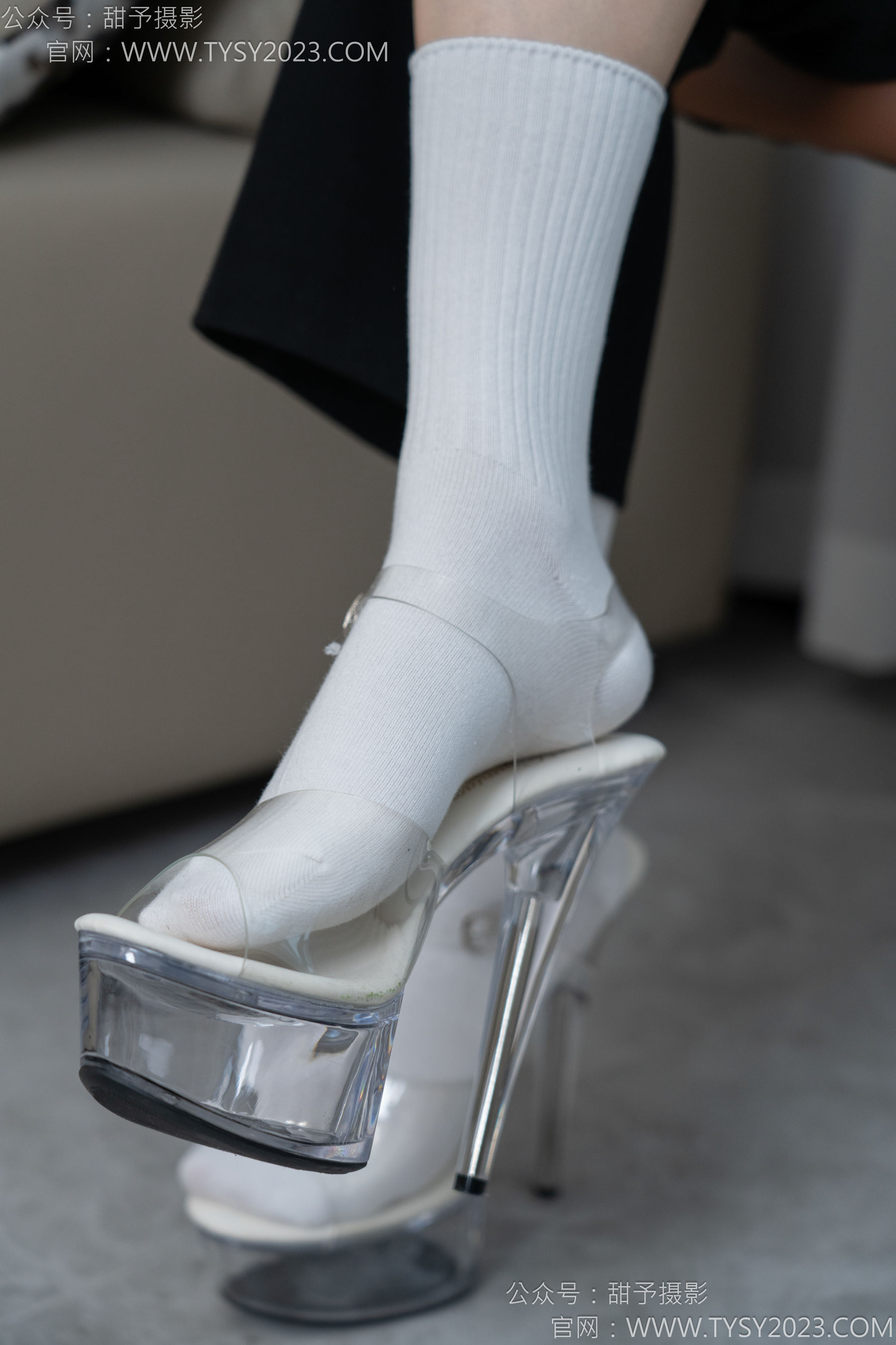 甜予摄影 No.147 澜澜 - 凉鞋、高跟鞋、长腿袜、白棉袜/(172P)