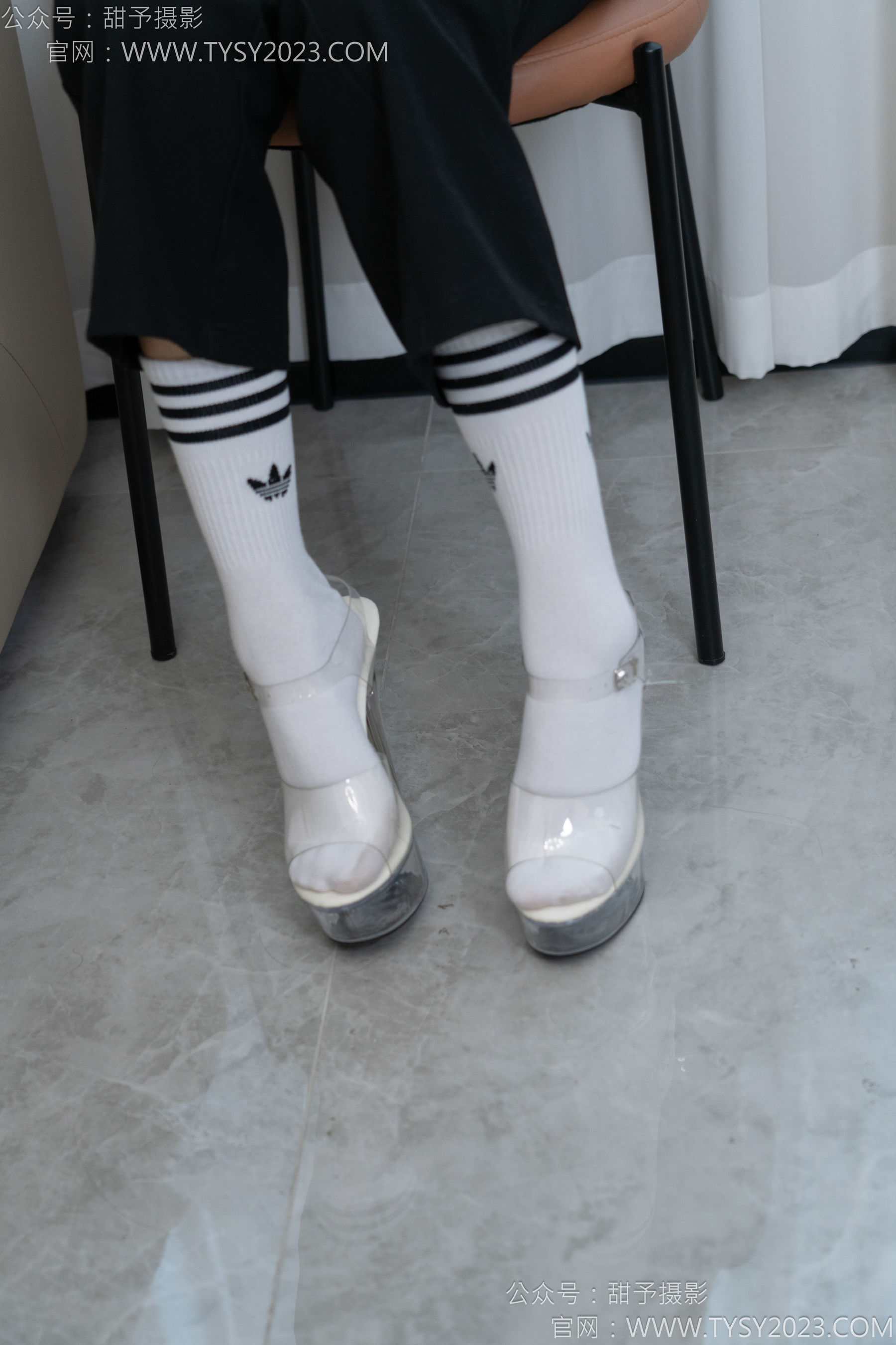 甜予摄影 No.147 澜澜 - 凉鞋、高跟鞋、长腿袜、白棉袜/(172P)
