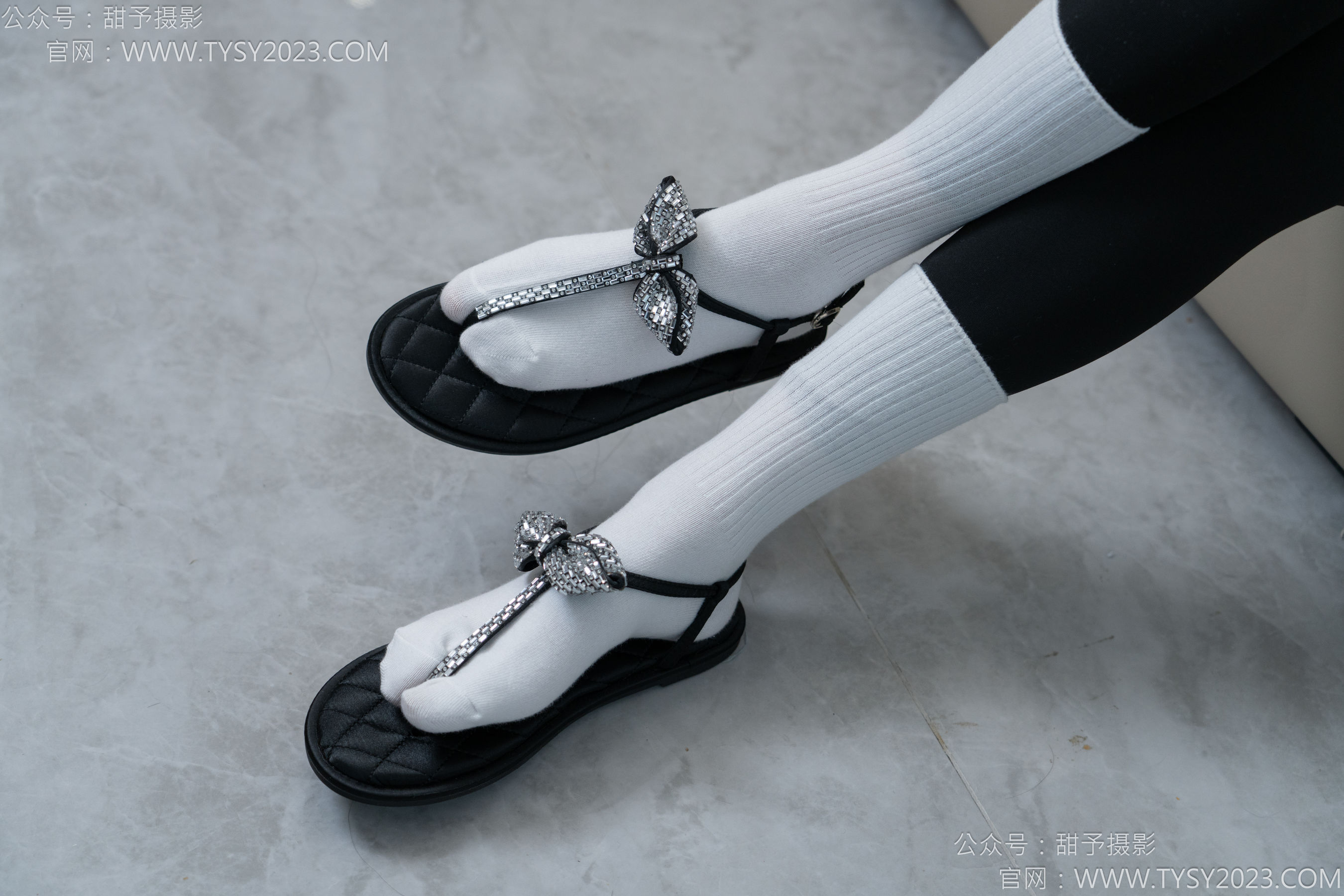 甜予摄影 No.147 澜澜 - 凉鞋、高跟鞋、长腿袜、白棉袜/(172P)