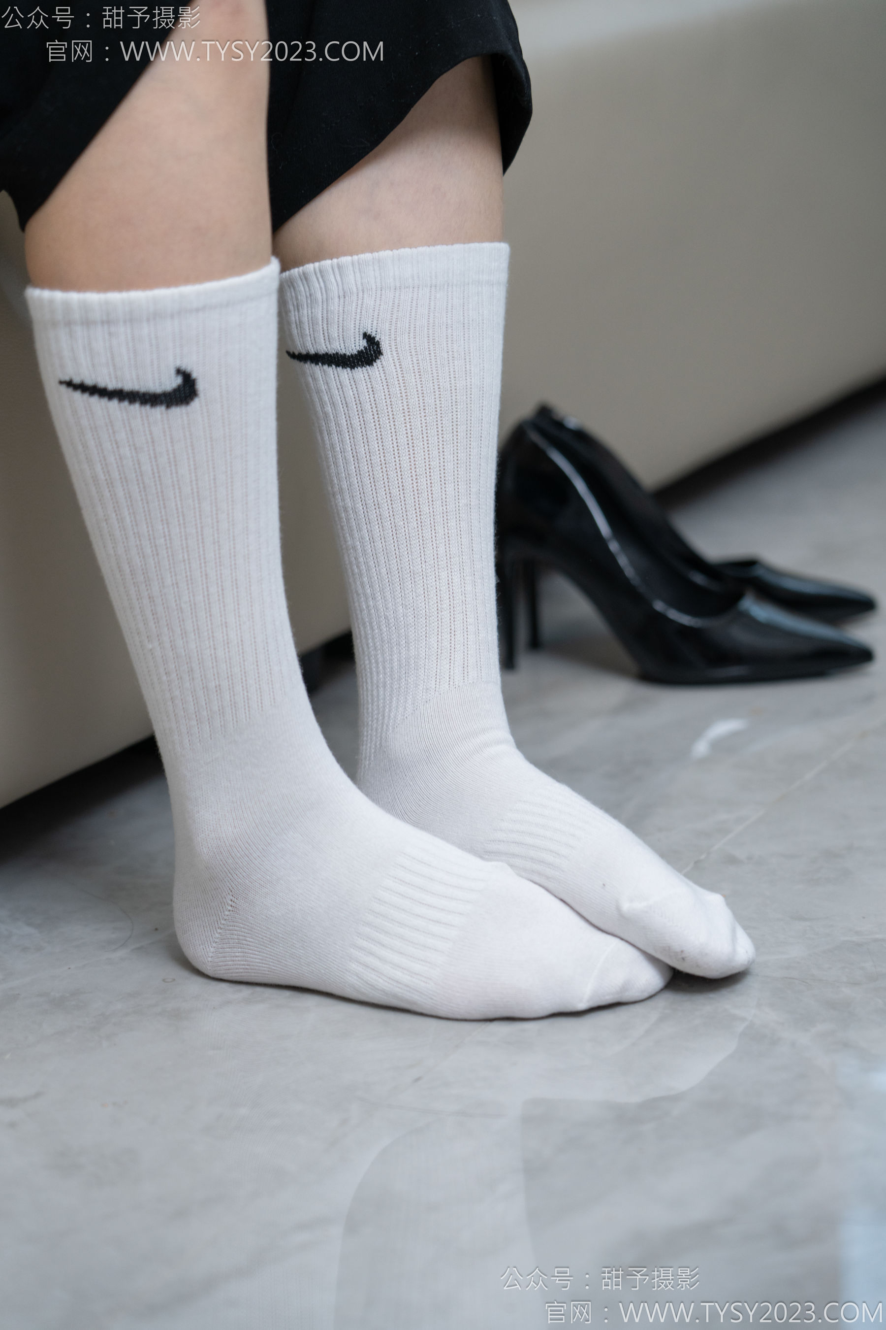 甜予摄影 No.147 澜澜 - 凉鞋、高跟鞋、长腿袜、白棉袜/(172P)