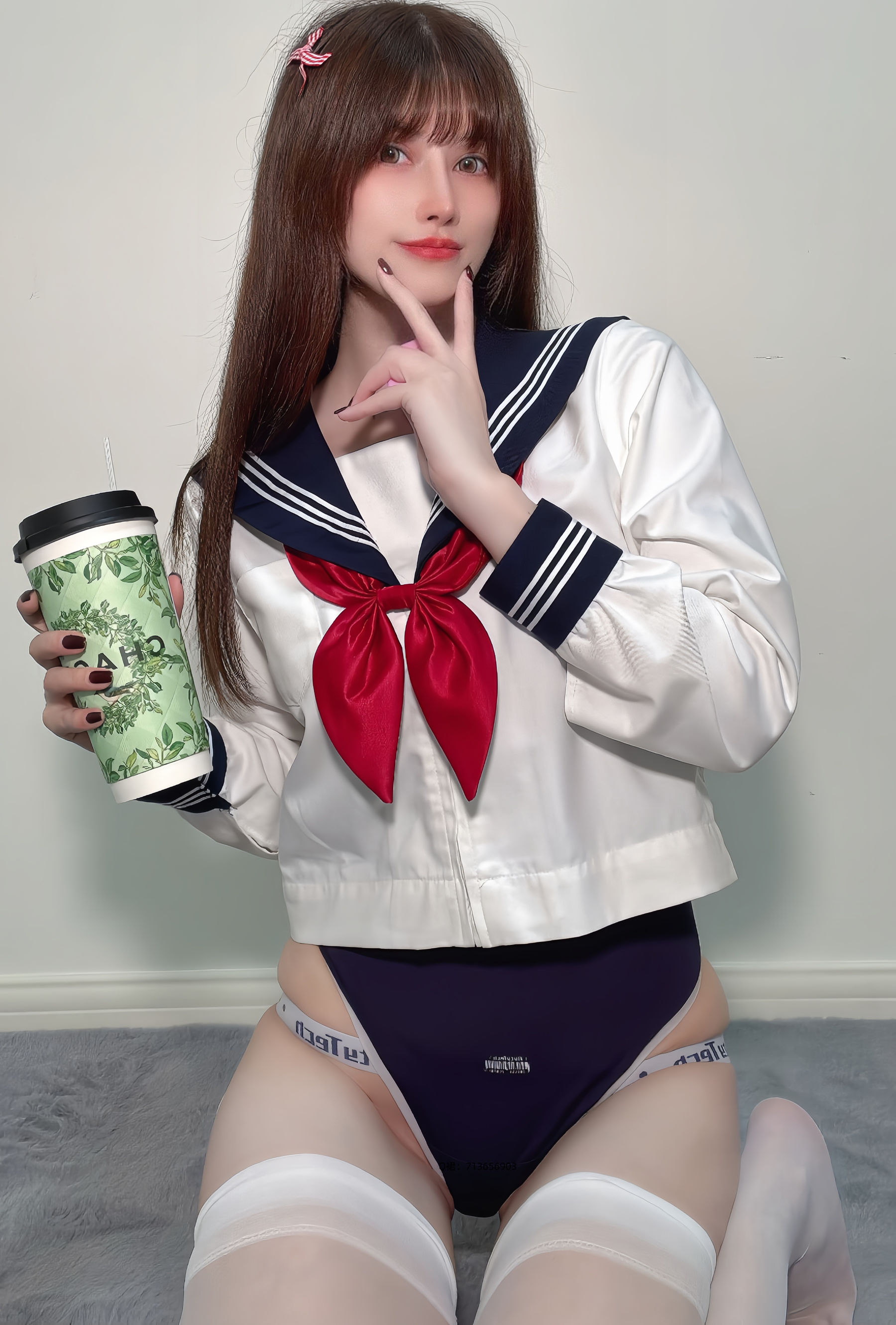 鹿八岁 - 白丝水手服/(35P)