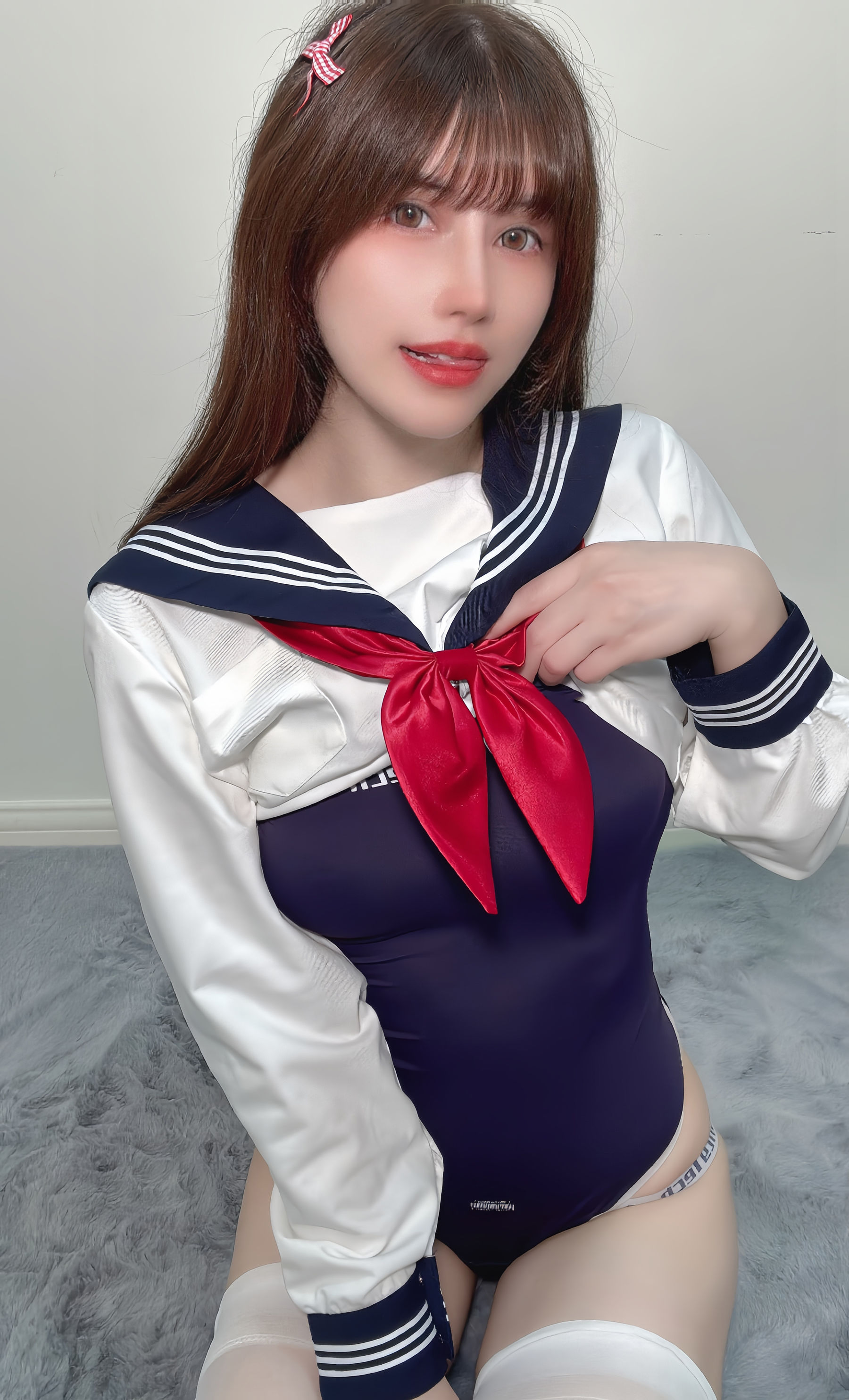 鹿八岁 - 白丝水手服/(35P)