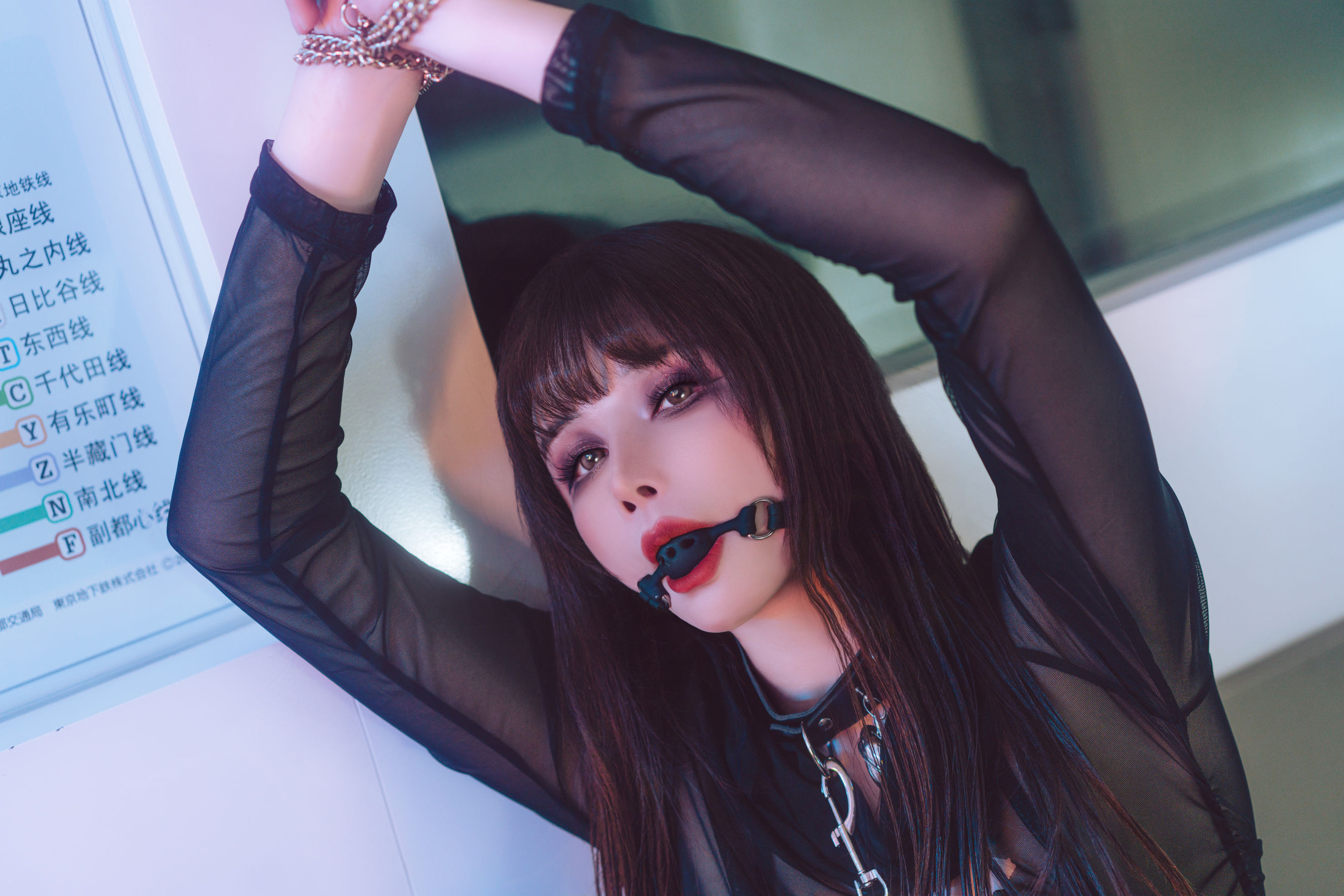 鹿八岁 - 地铁の调教/(66P)