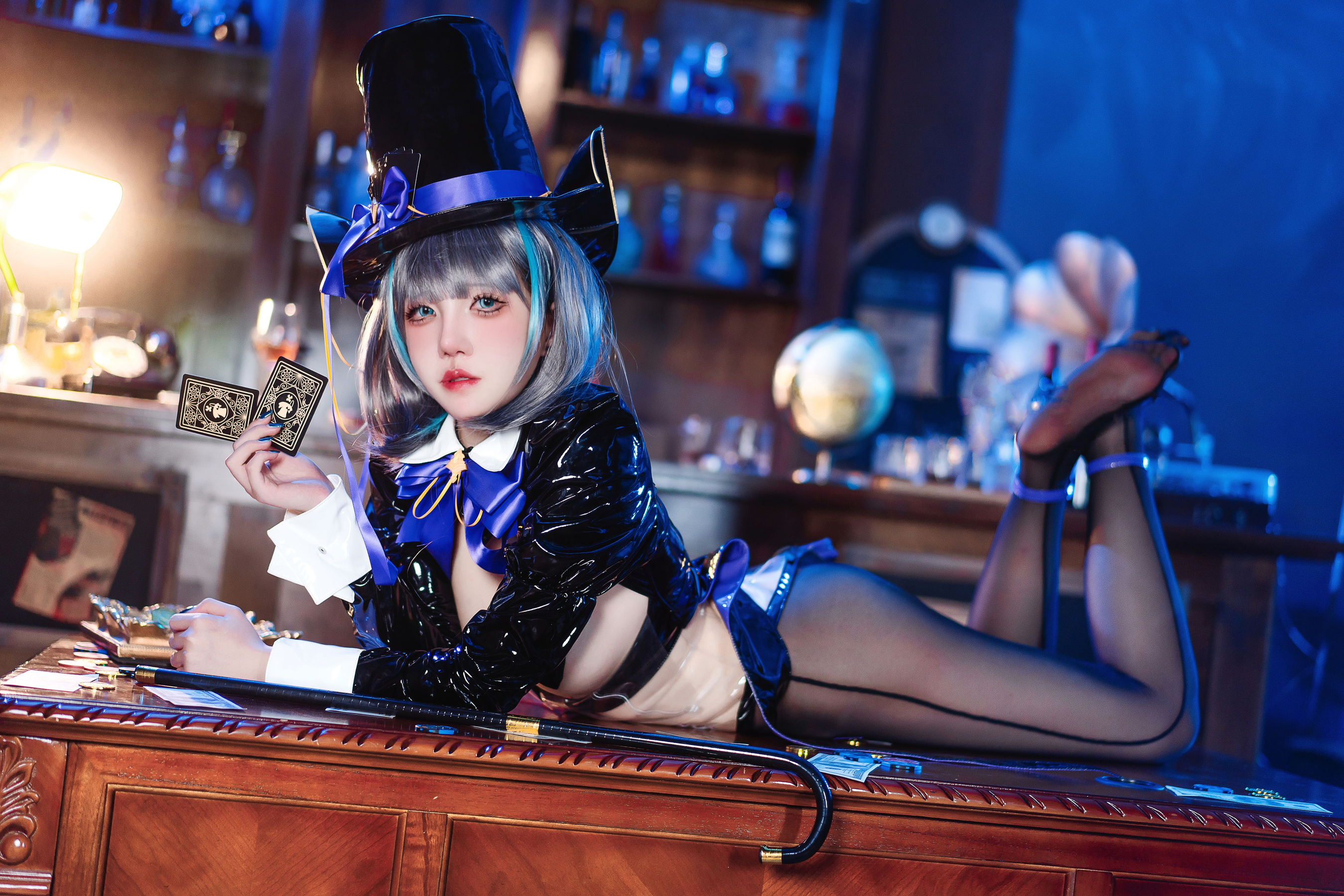 鬼马少女阿薰kaOri - 碧蓝航线 柴郡 魔术师/(77P)