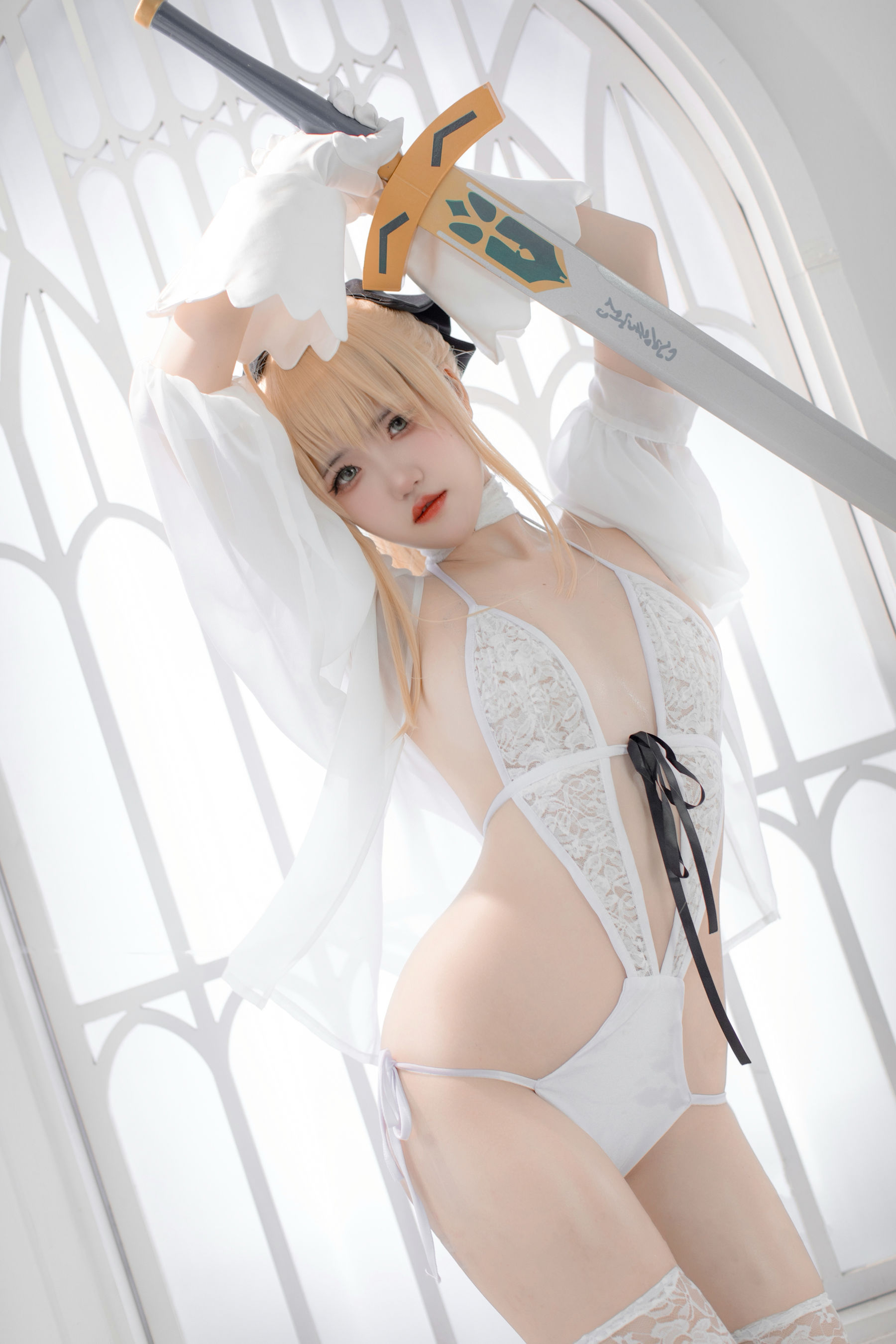 鬼马少女阿薰kaOri - FGO 白Saber/(50P)