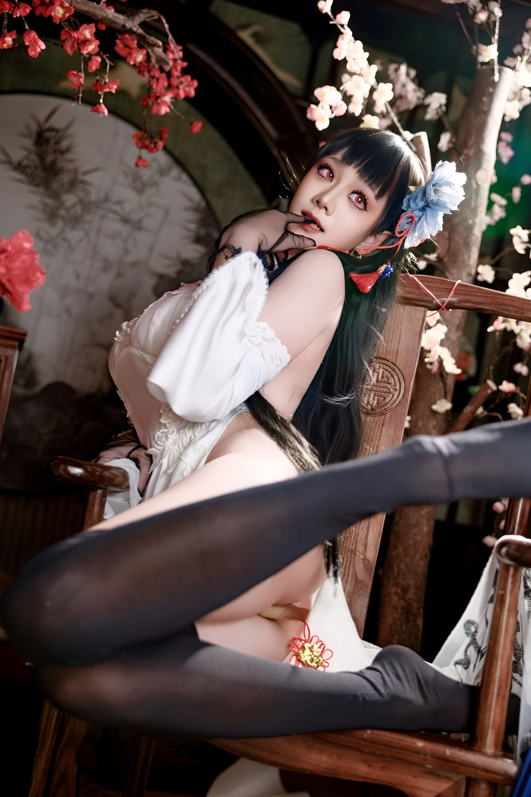 阿雪雪 - 碧蓝航线 逸仙 旗袍/(92P)