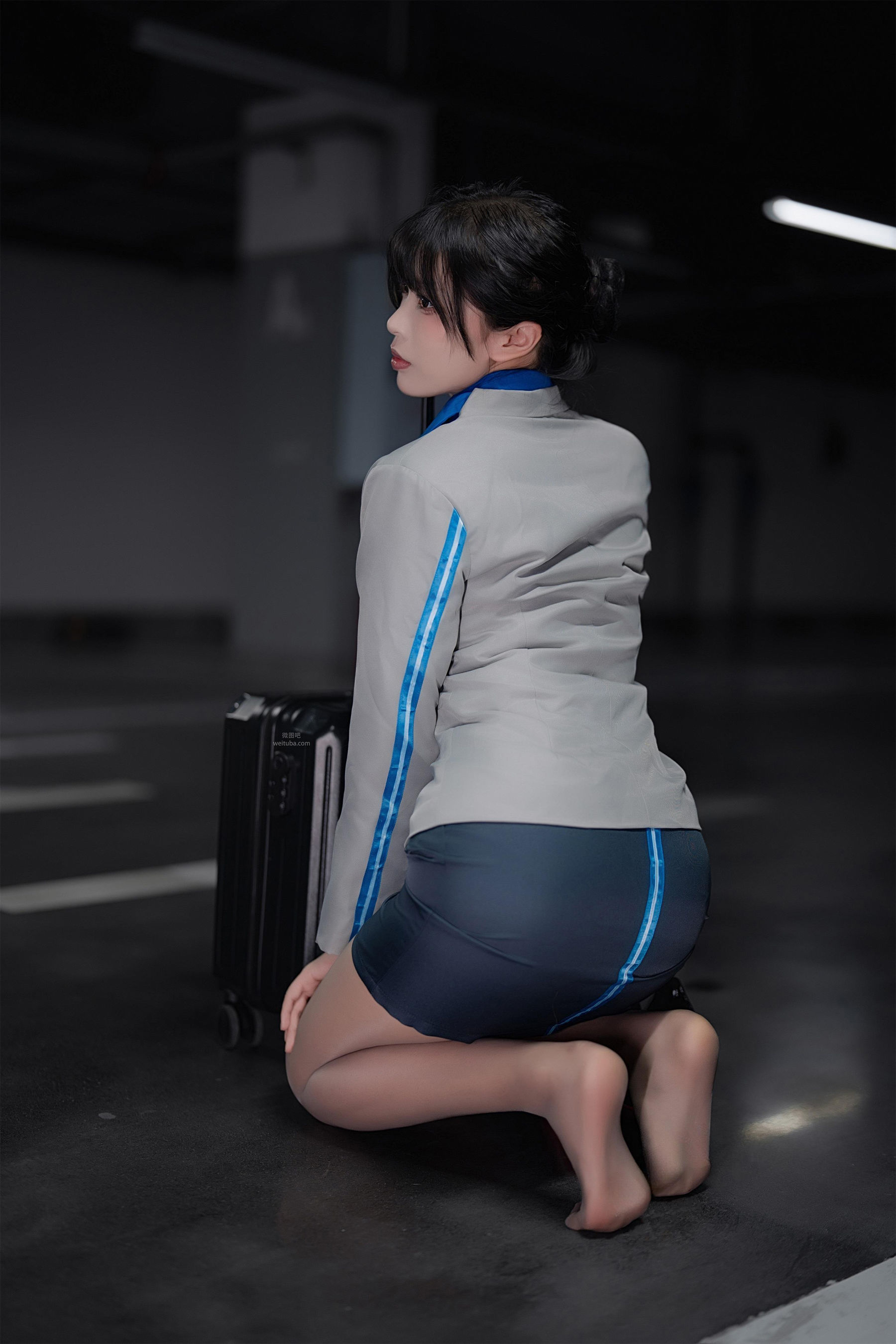 轩萧学姐 - 空姐车库/(28P)