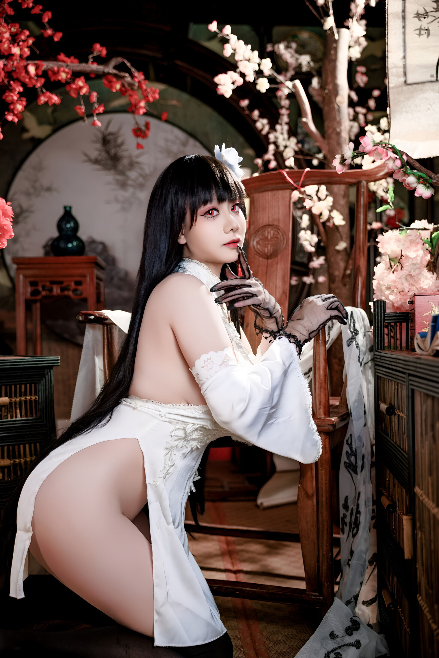 阿雪雪 - 碧蓝航线 逸仙 旗袍/(92P)