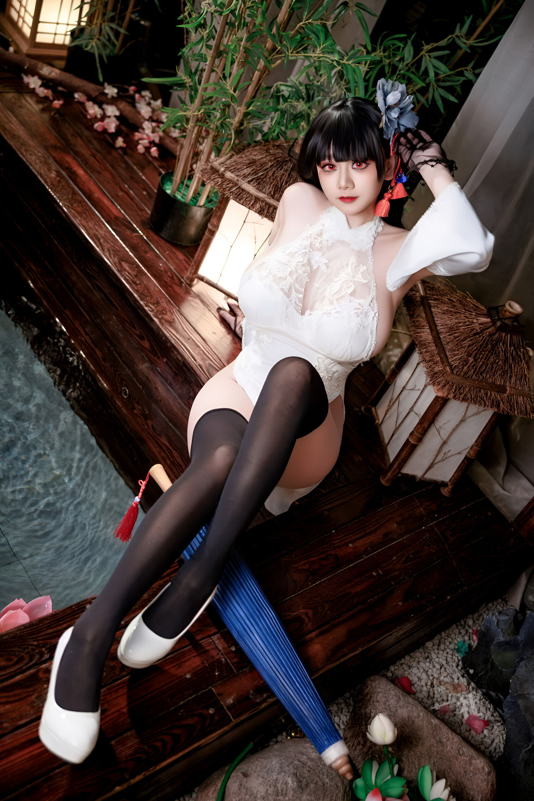 阿雪雪 - 碧蓝航线 逸仙 旗袍/(92P)