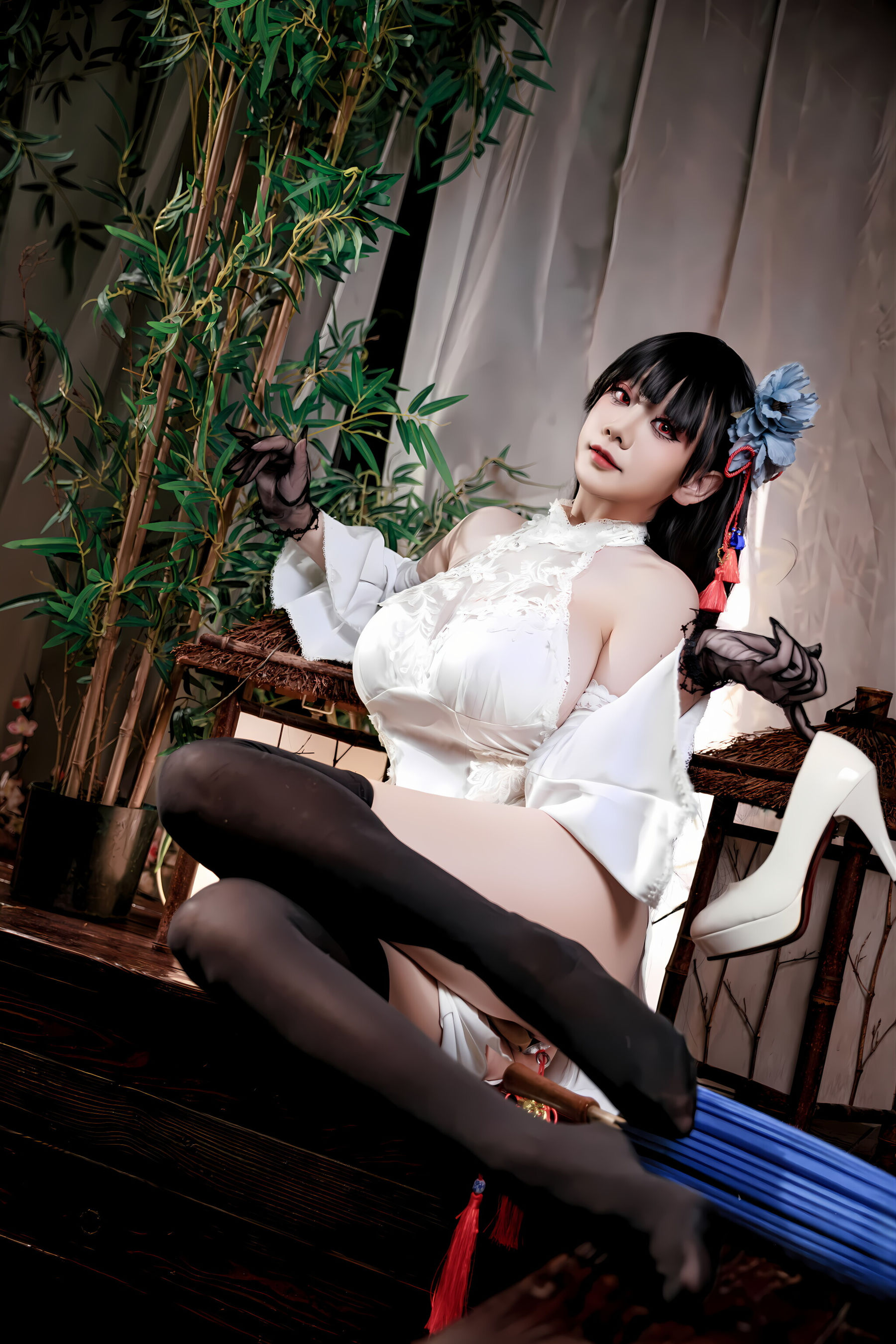 阿雪雪 - 碧蓝航线 逸仙 旗袍/(92P)