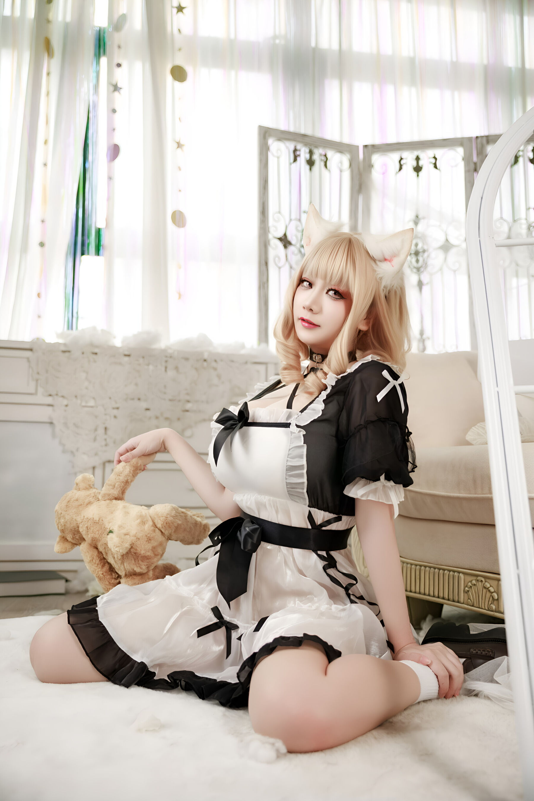 阿雪雪 - 午后女仆/(95P)