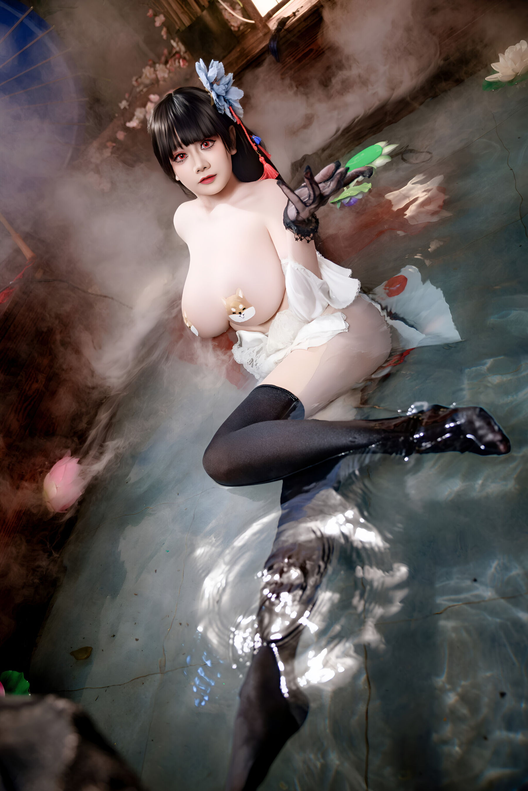 阿雪雪 - 碧蓝航线 逸仙 旗袍/(92P)