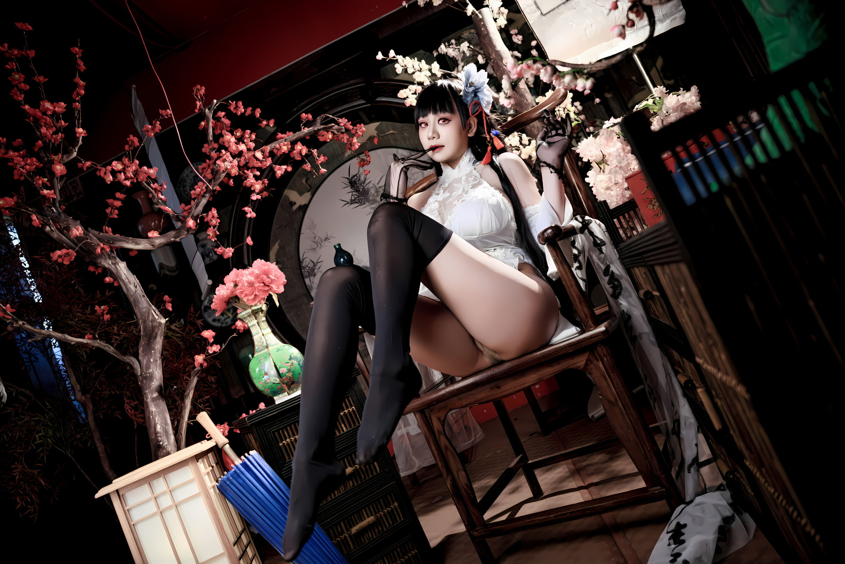 阿雪雪 - 碧蓝航线 逸仙 旗袍/(92P)