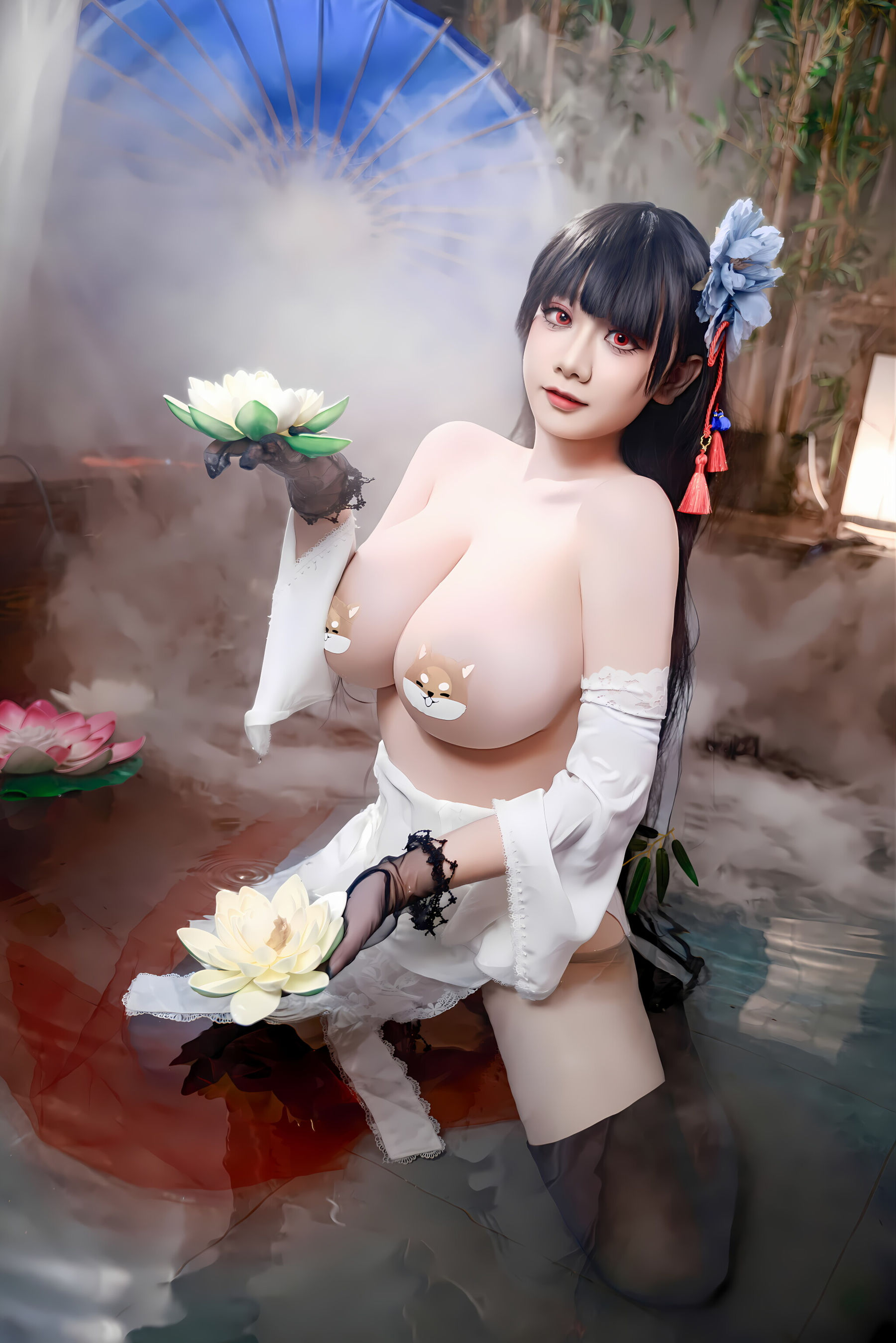 阿雪雪 - 碧蓝航线 逸仙 旗袍/(92P)