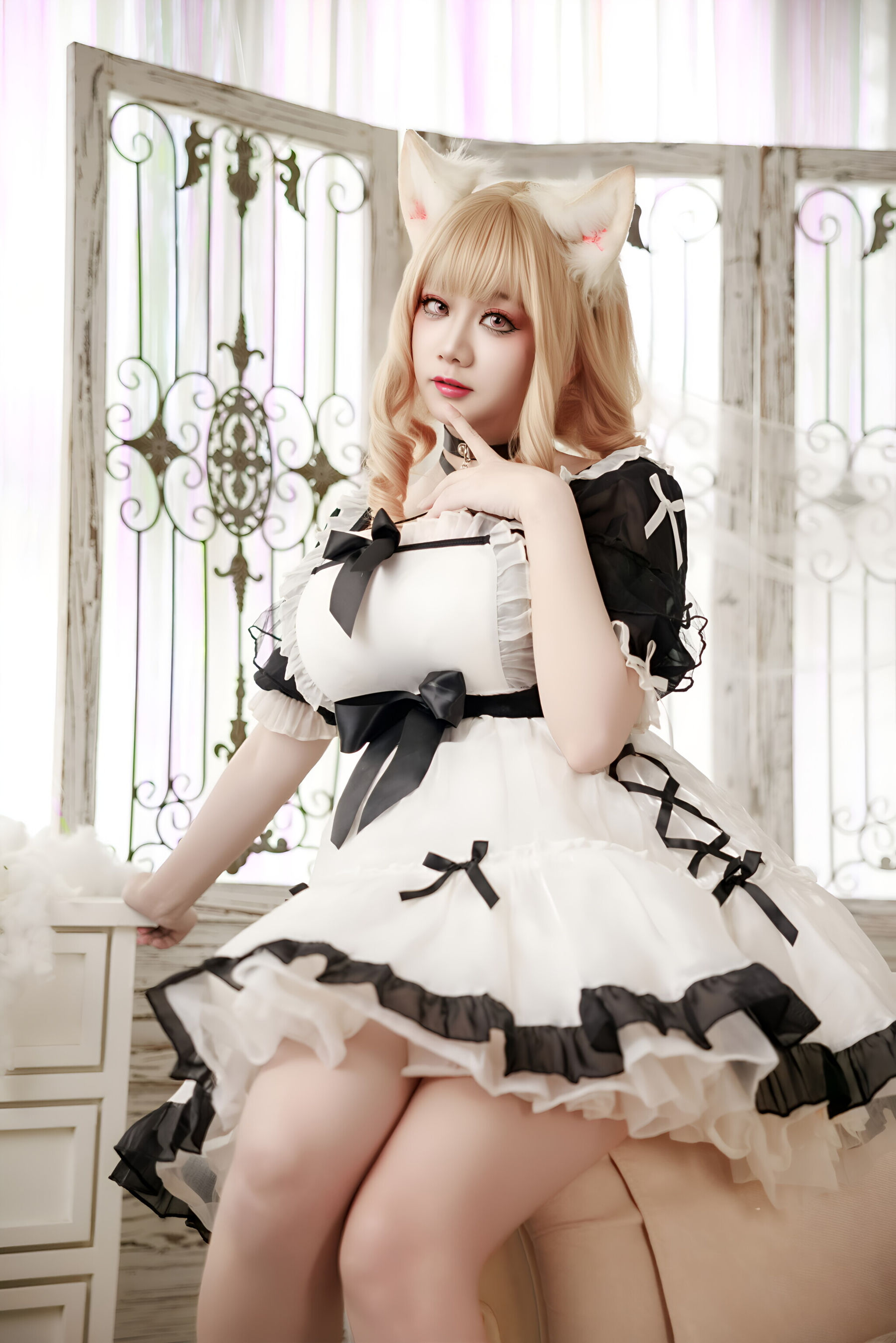 阿雪雪 - 午后女仆/(95P)