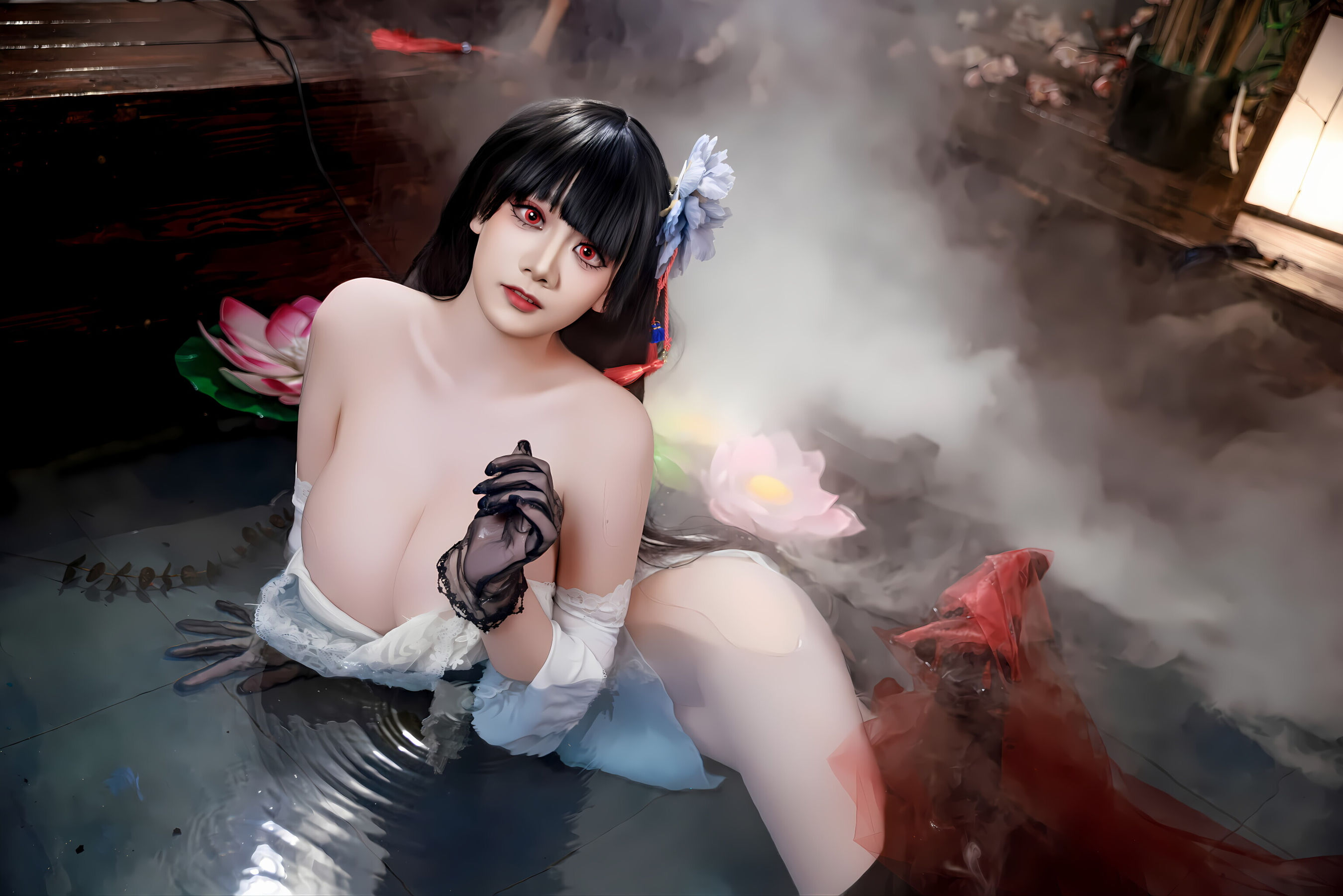 阿雪雪 - 碧蓝航线 逸仙 旗袍/(92P)