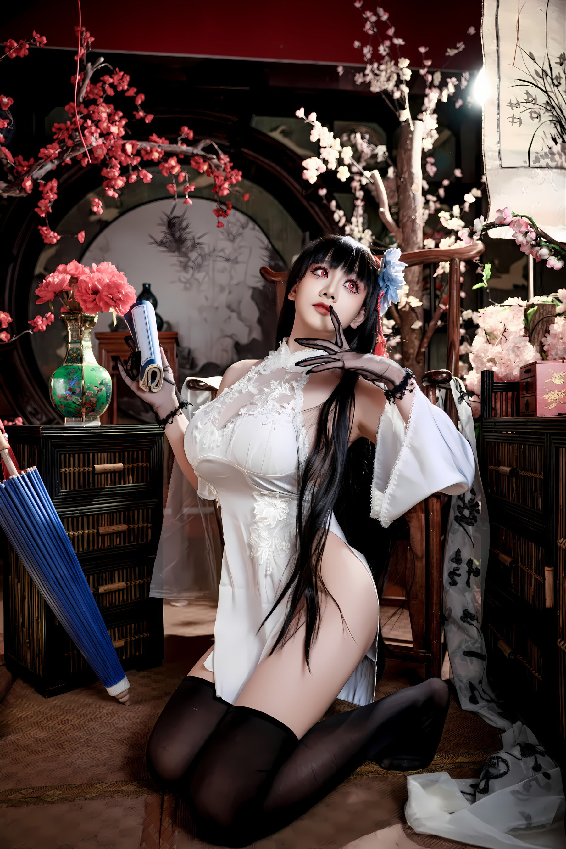 阿雪雪 - 碧蓝航线 逸仙 旗袍/(92P)