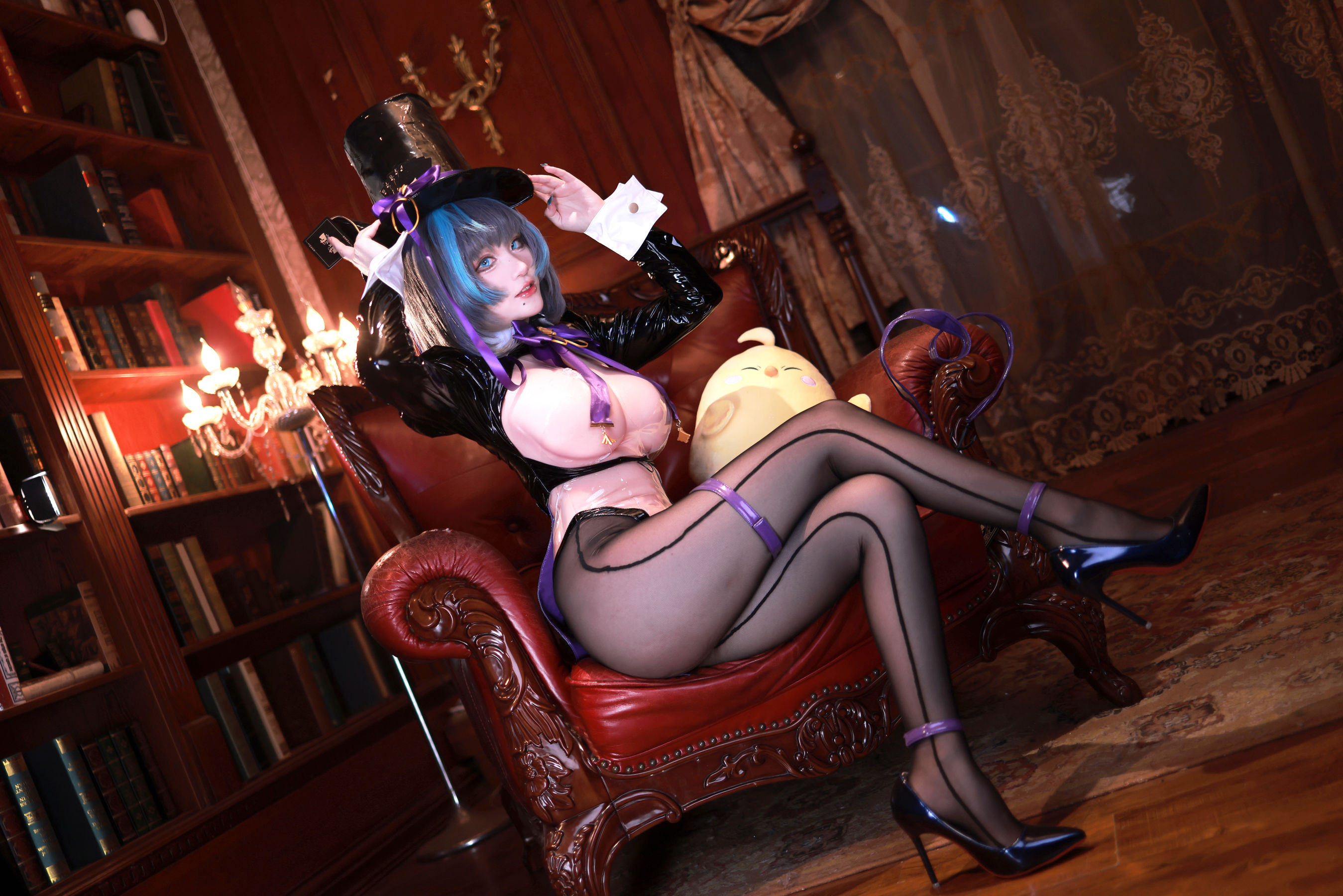 起司块wii 写真 - 碧蓝航线 柴郡魔术师/(44P)