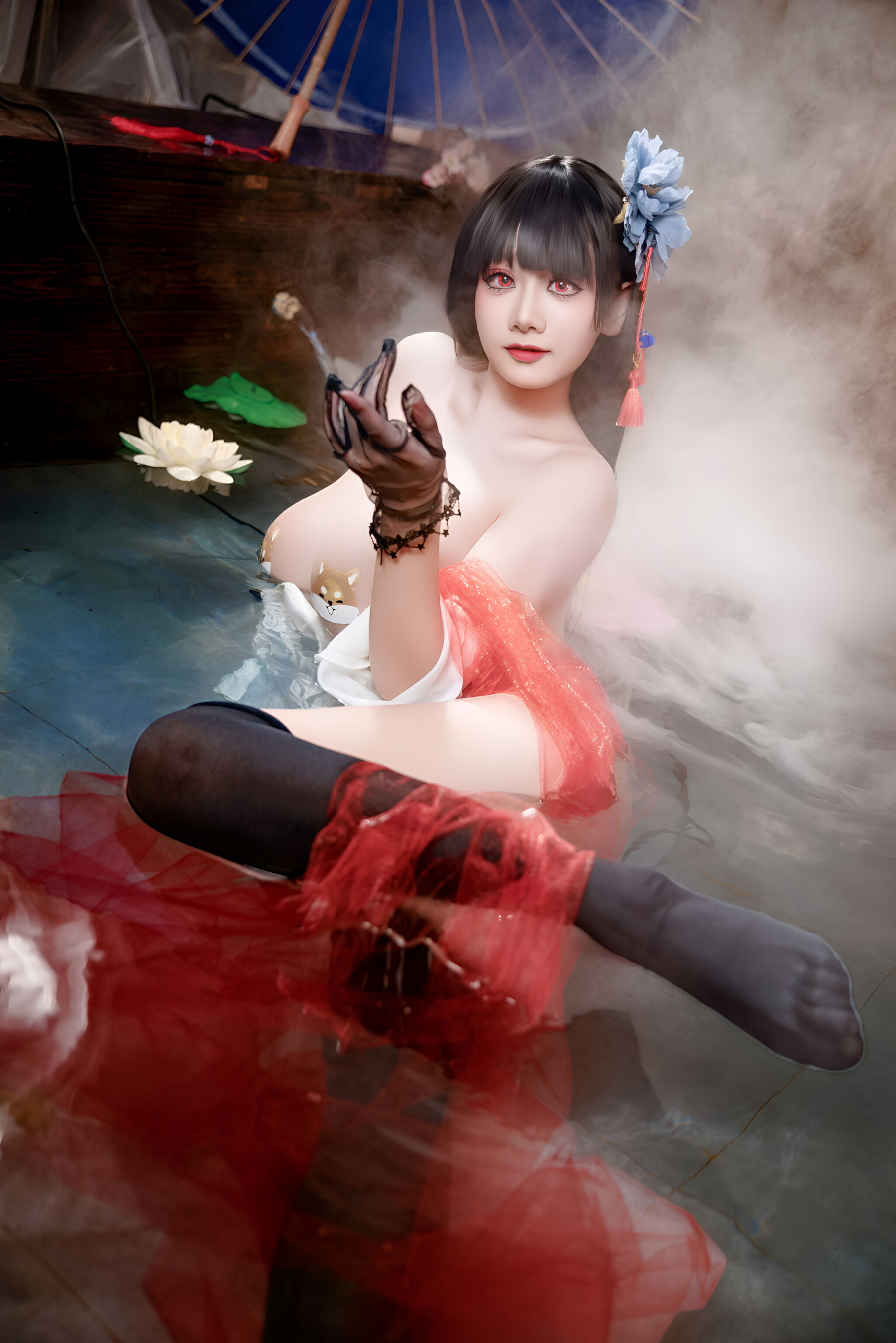 阿雪雪 - 碧蓝航线 逸仙 旗袍/(92P)