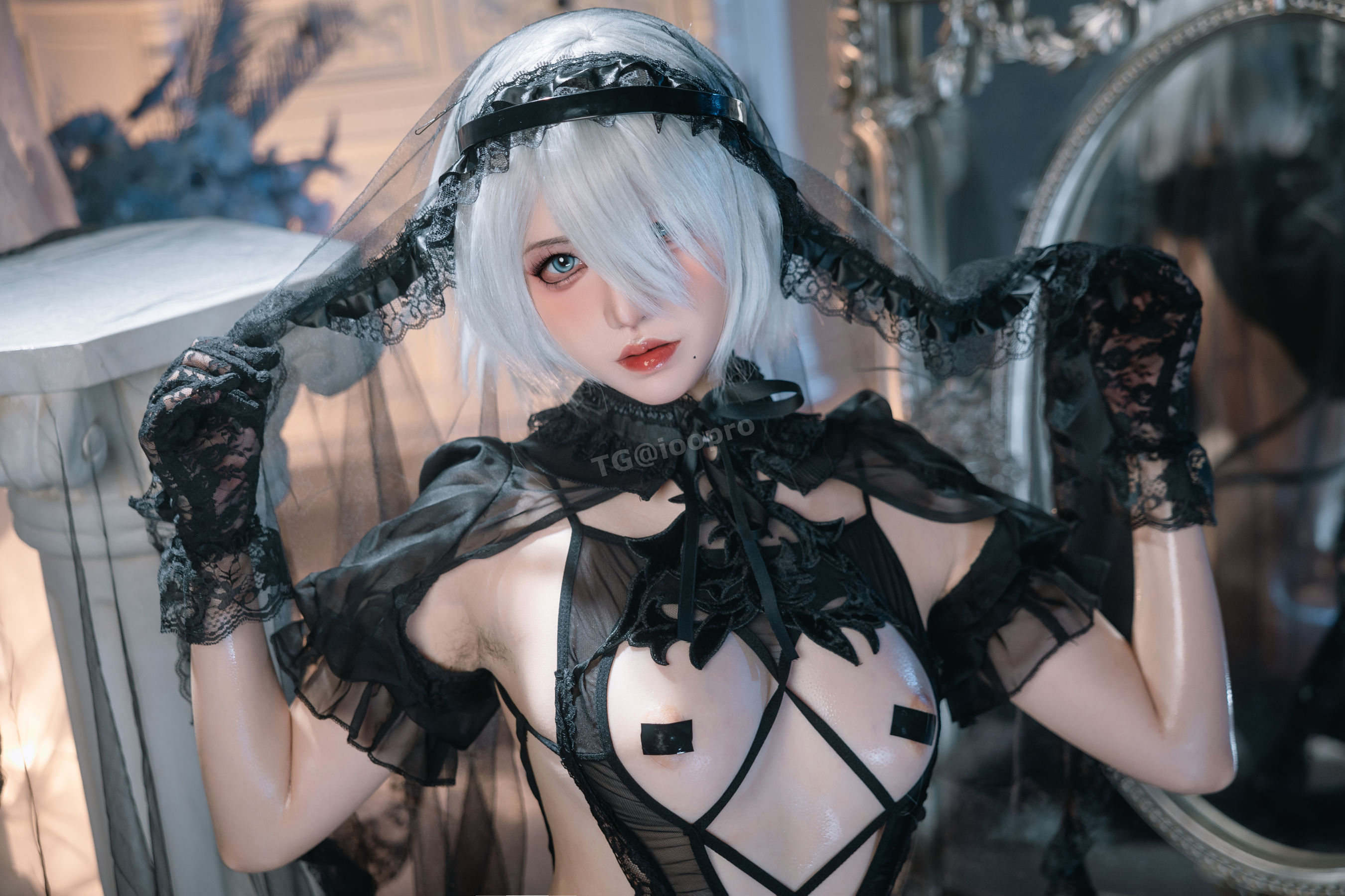 鬼马少女阿薰kaOri - 2B黑花嫁/(93P)