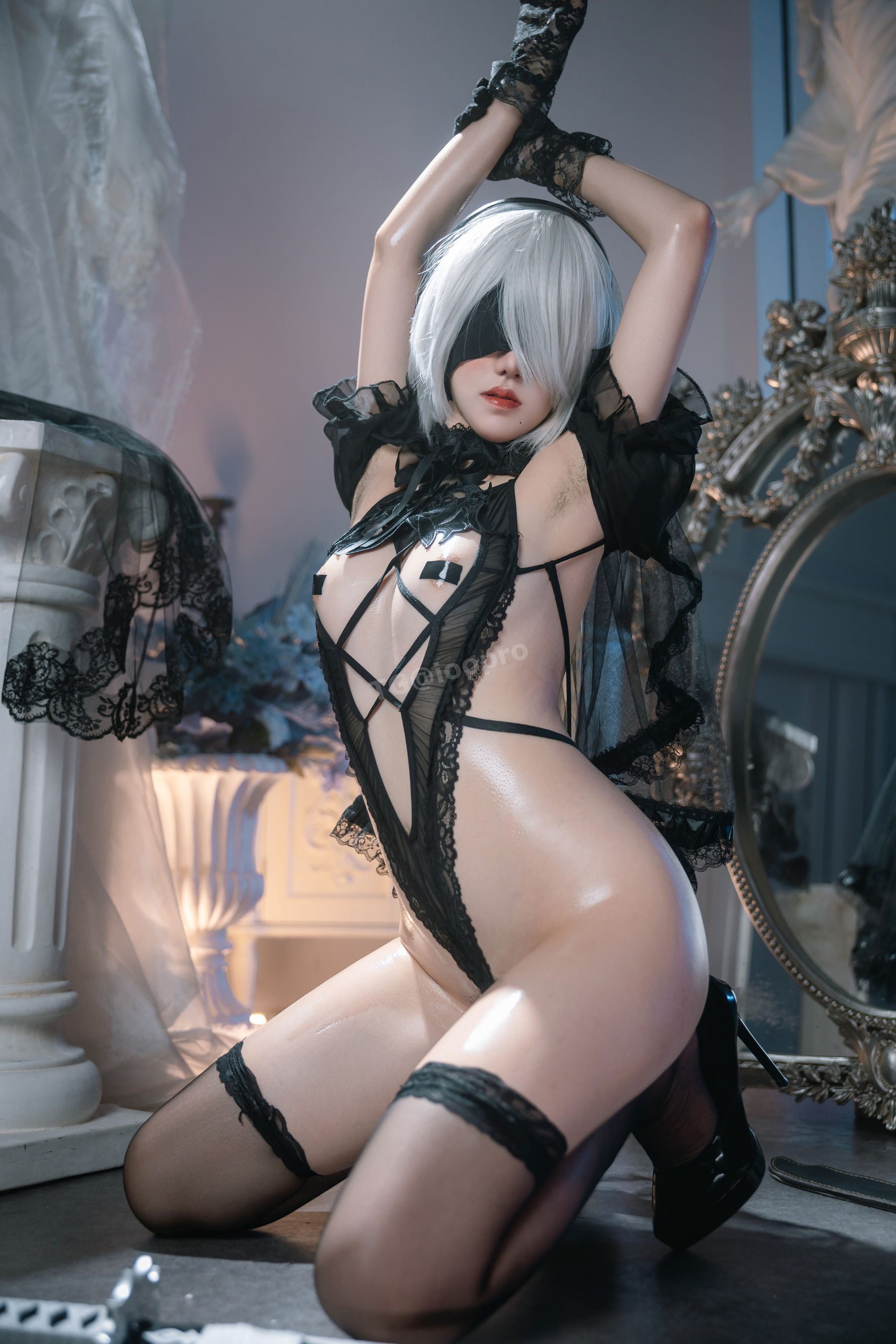 鬼马少女阿薰kaOri - 2B黑花嫁/(93P)