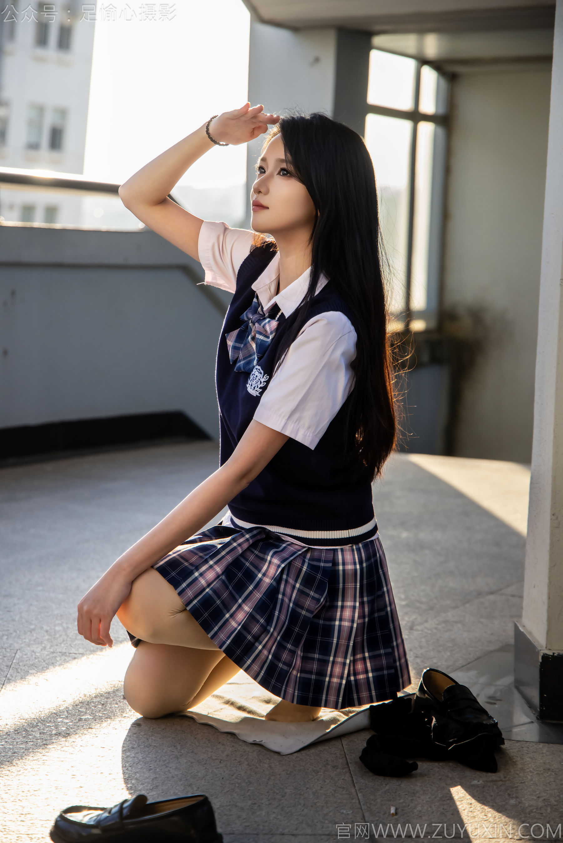 足愉心 No.019 果酱 （搭配：JK制服、小皮鞋、黑色丝袜、肉色打底裤）/(109P)