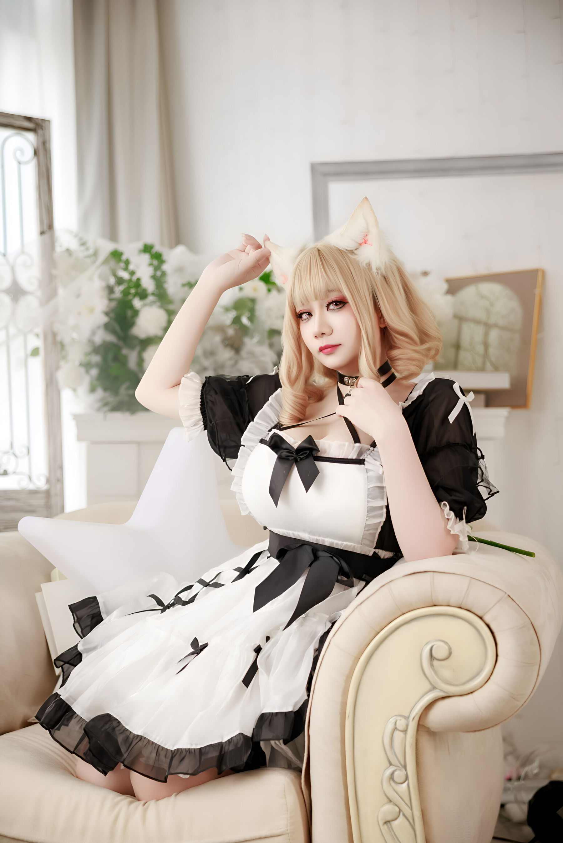 阿雪雪 - 午后女仆/(95P)