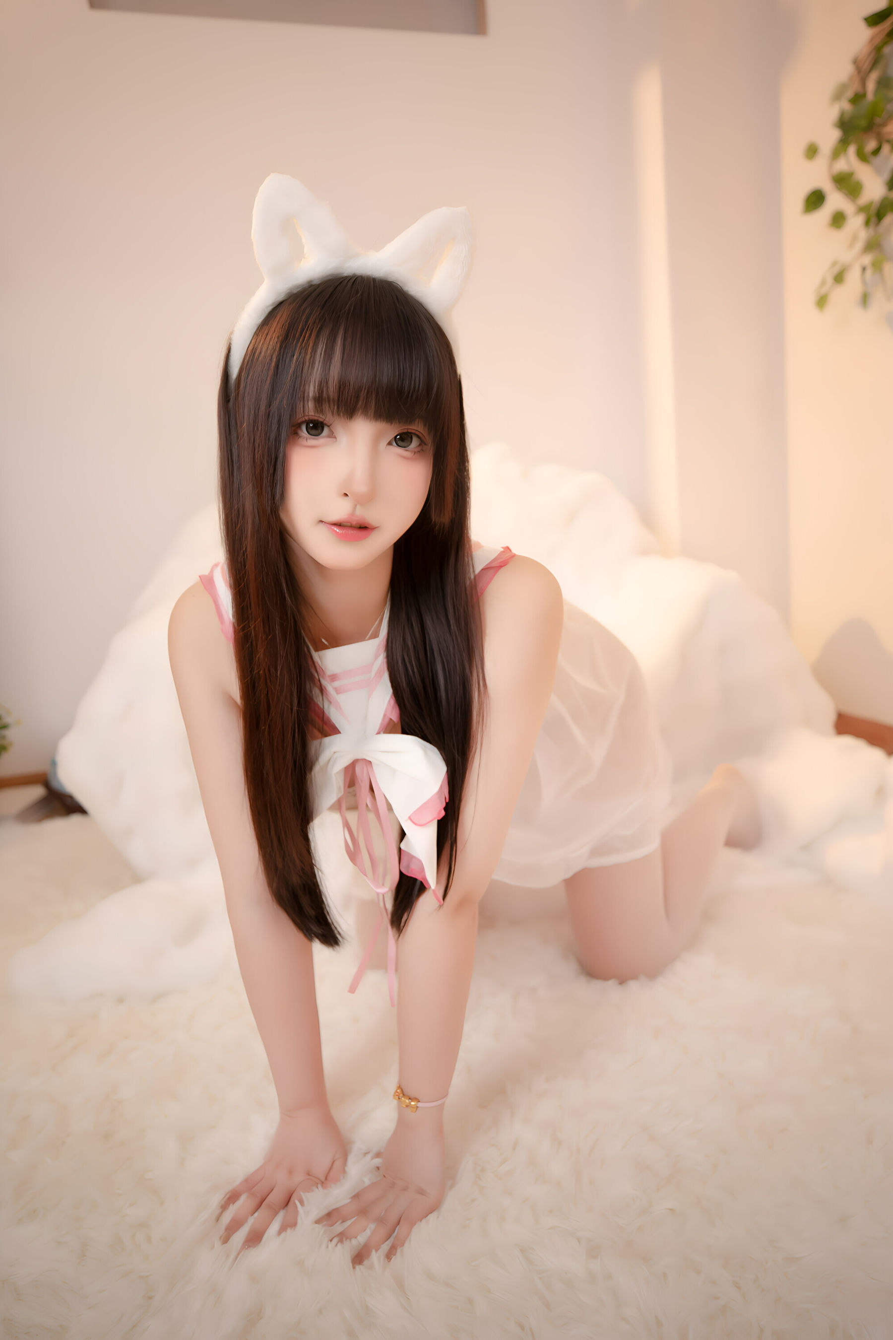 萝莉神楽板真冬之白猫公主/(75P)