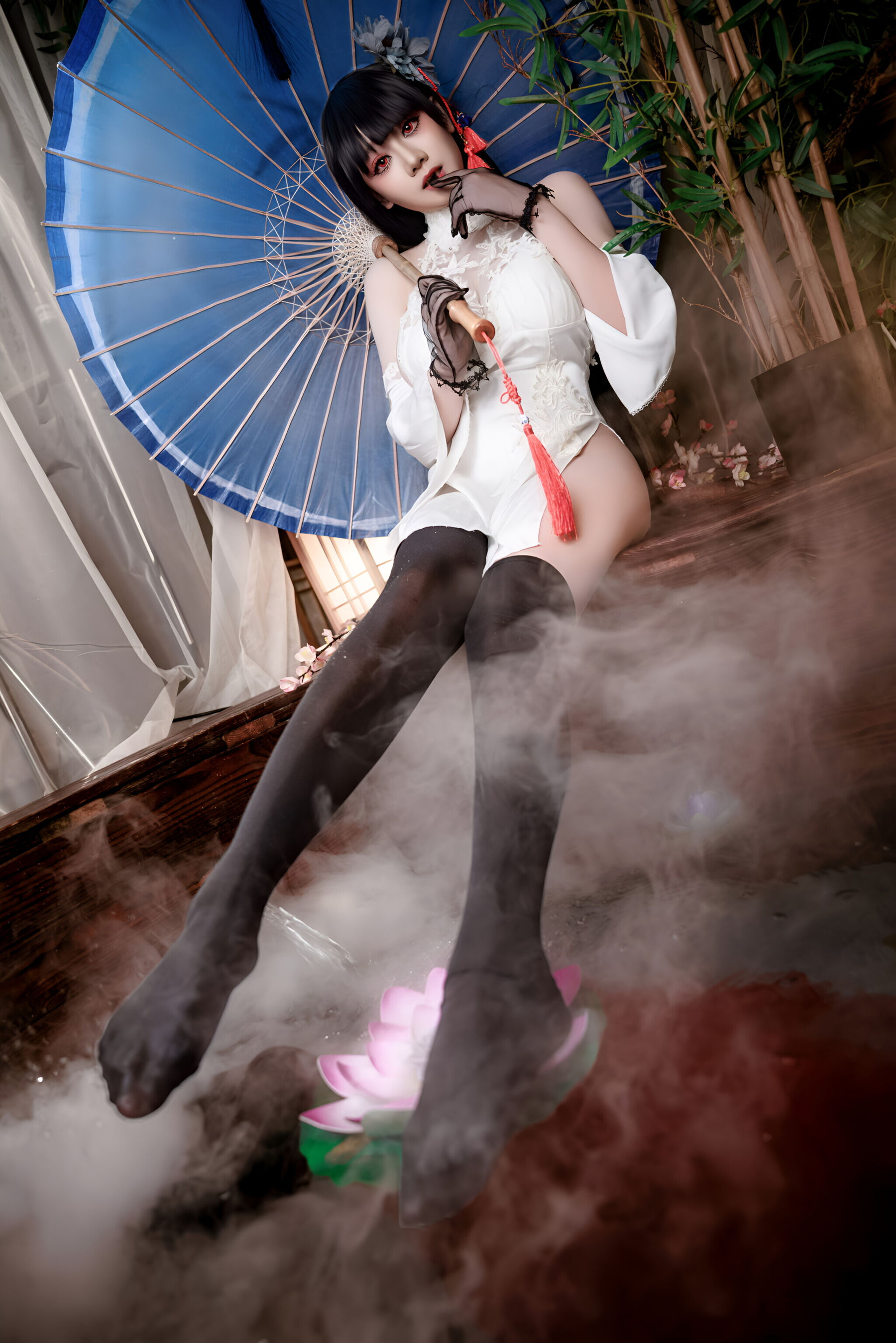 阿雪雪 - 碧蓝航线 逸仙 旗袍/(92P)