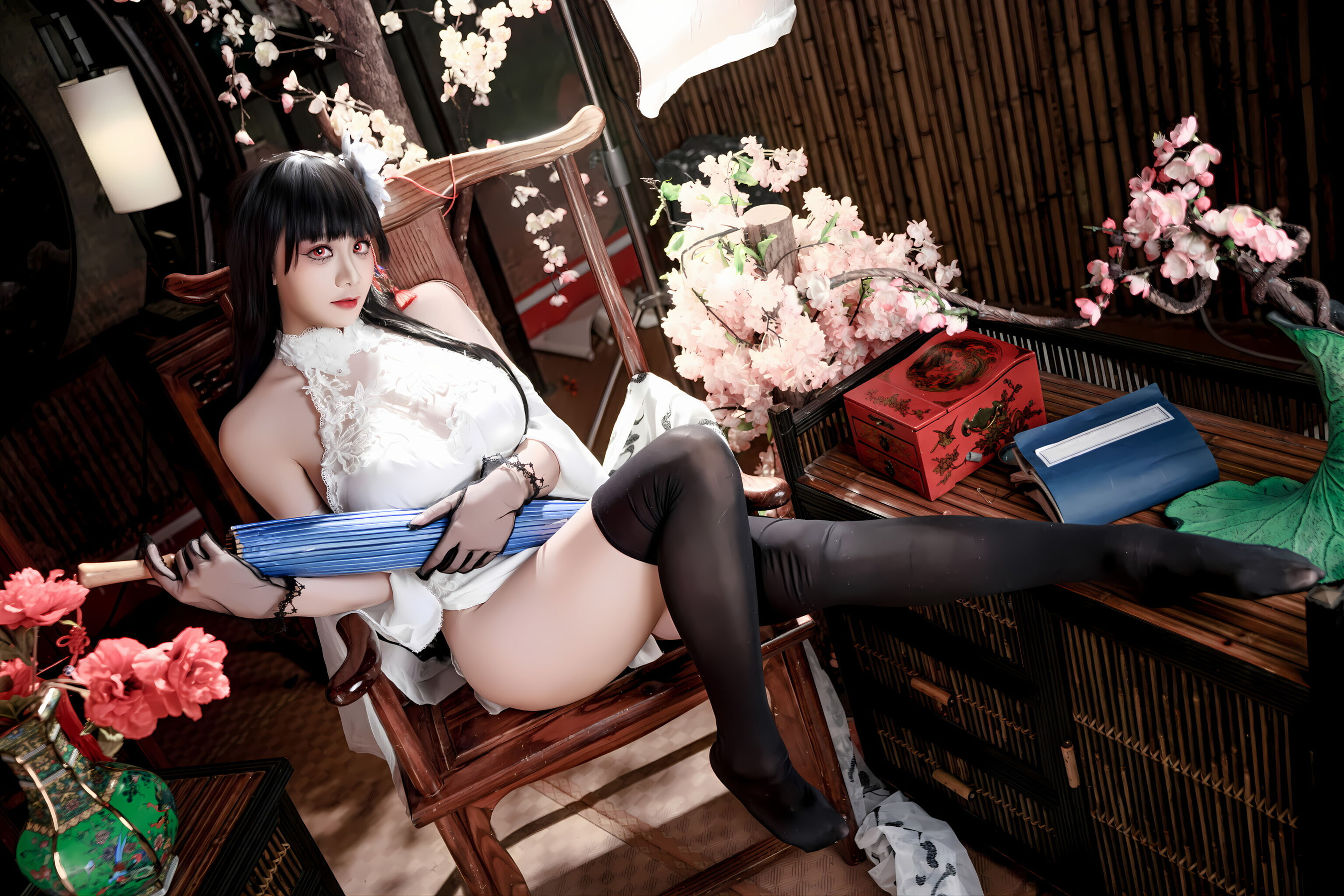 阿雪雪 - 碧蓝航线 逸仙 旗袍/(92P)