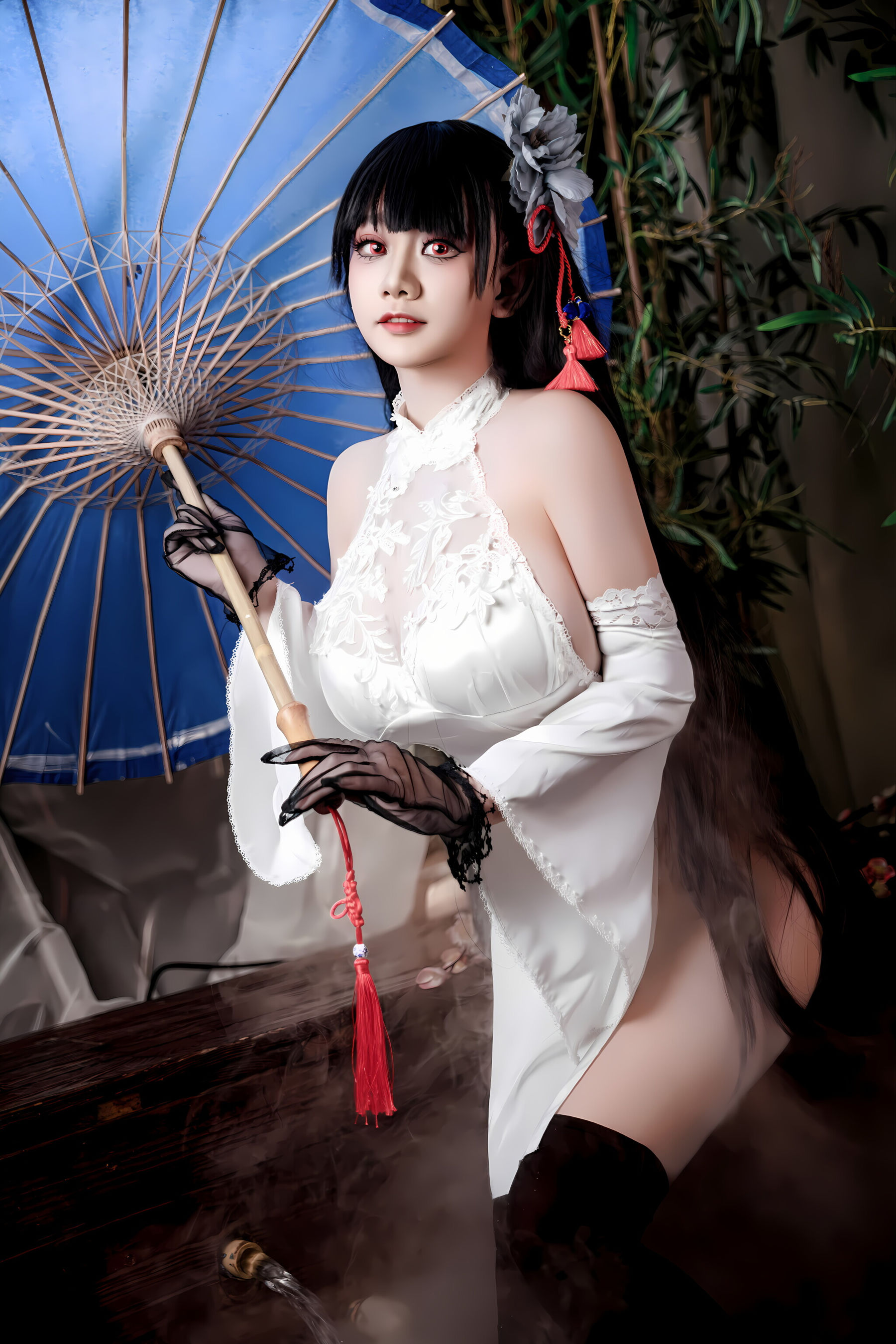 阿雪雪 - 碧蓝航线 逸仙 旗袍/(92P)