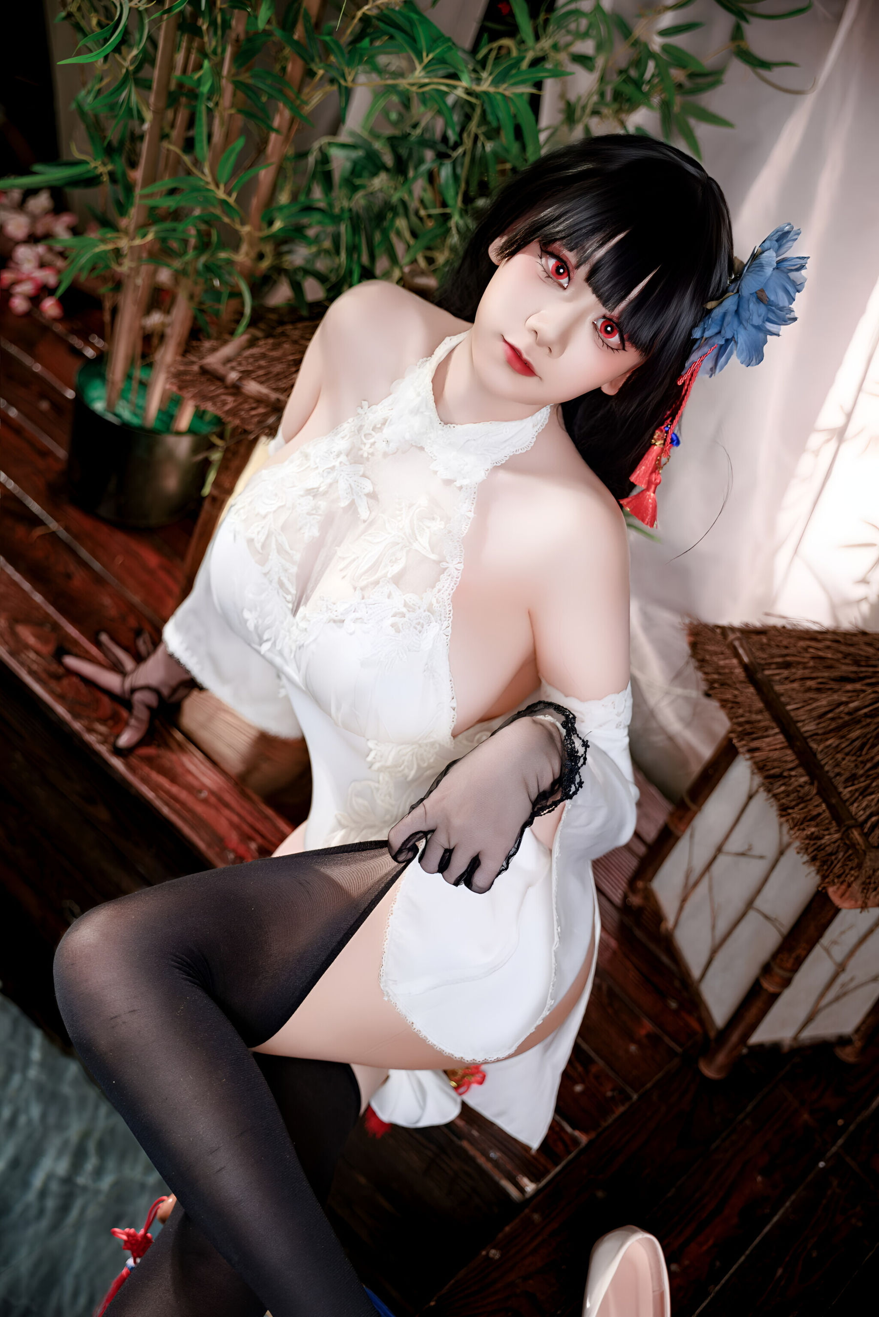 阿雪雪 - 碧蓝航线 逸仙 旗袍/(92P)