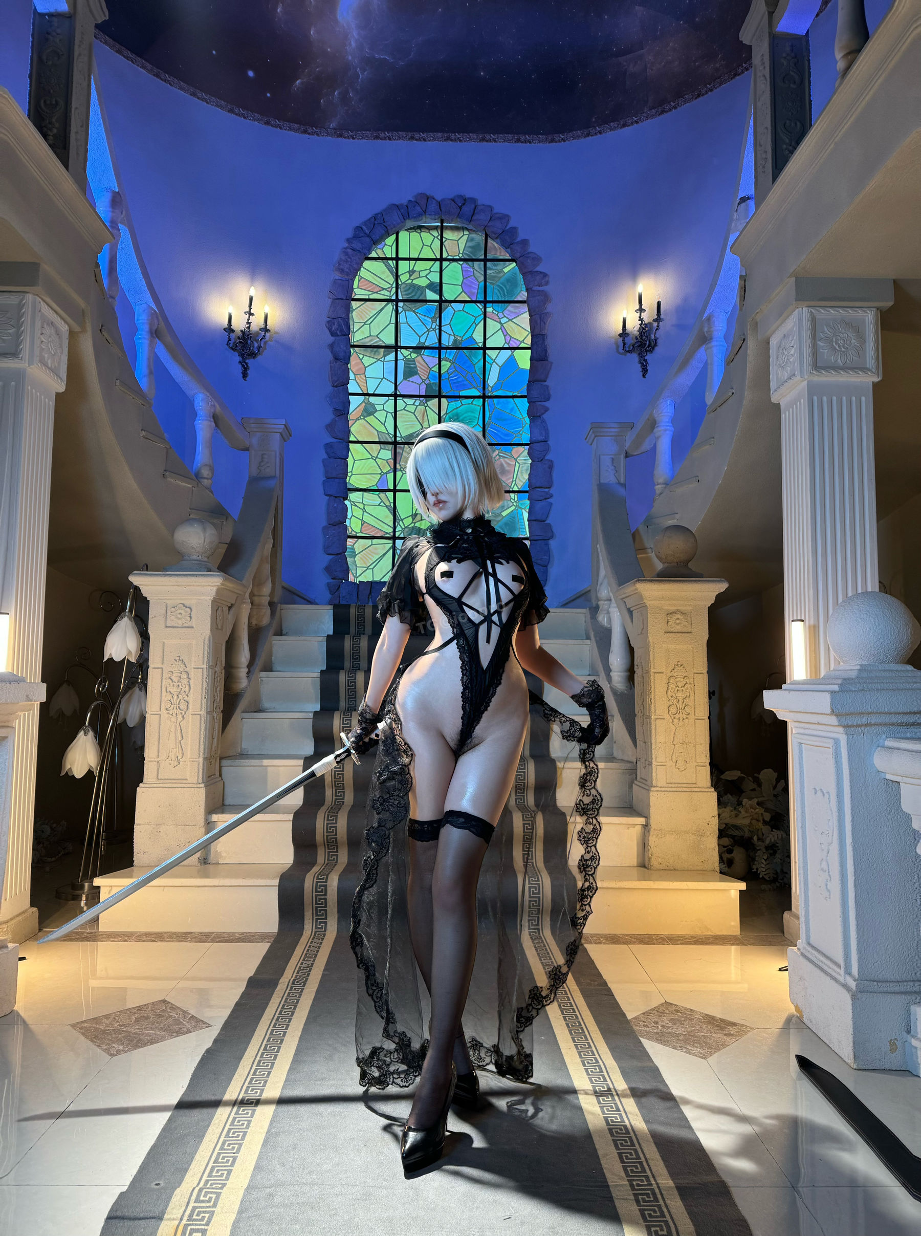 鬼马少女阿薰kaOri - 2B黑花嫁/(93P)