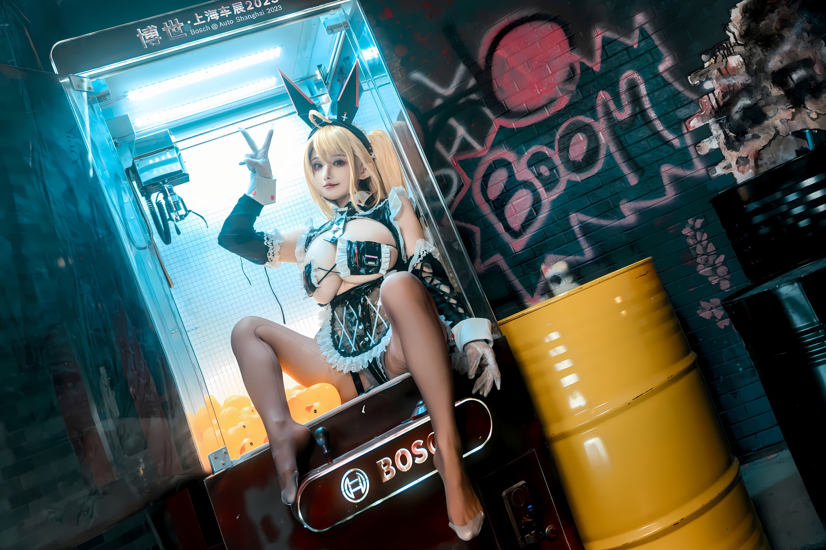 虎牙古阿扎 - 交错战线 咎瓦尤斯女仆/(60P)