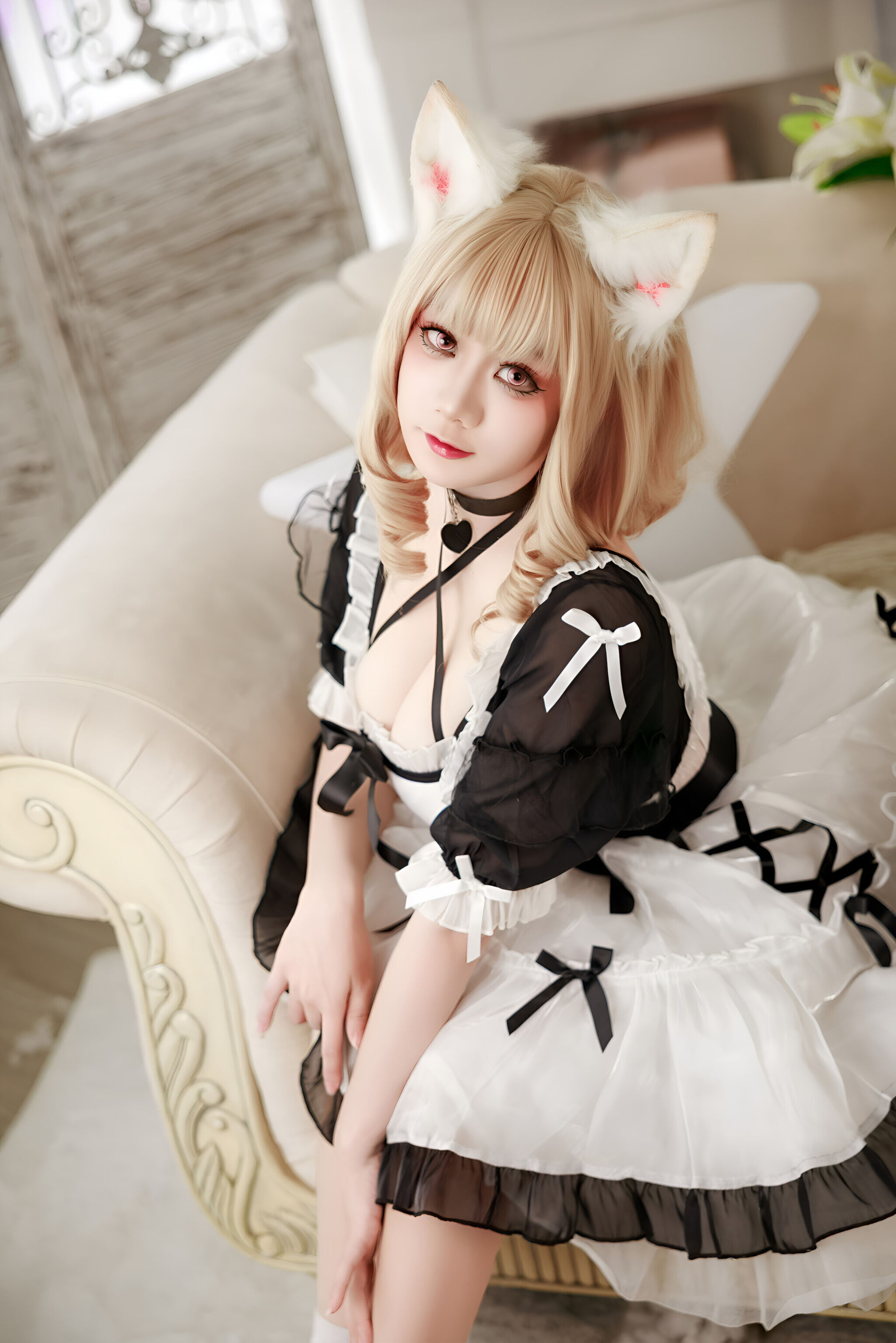 阿雪雪 - 午后女仆/(95P)