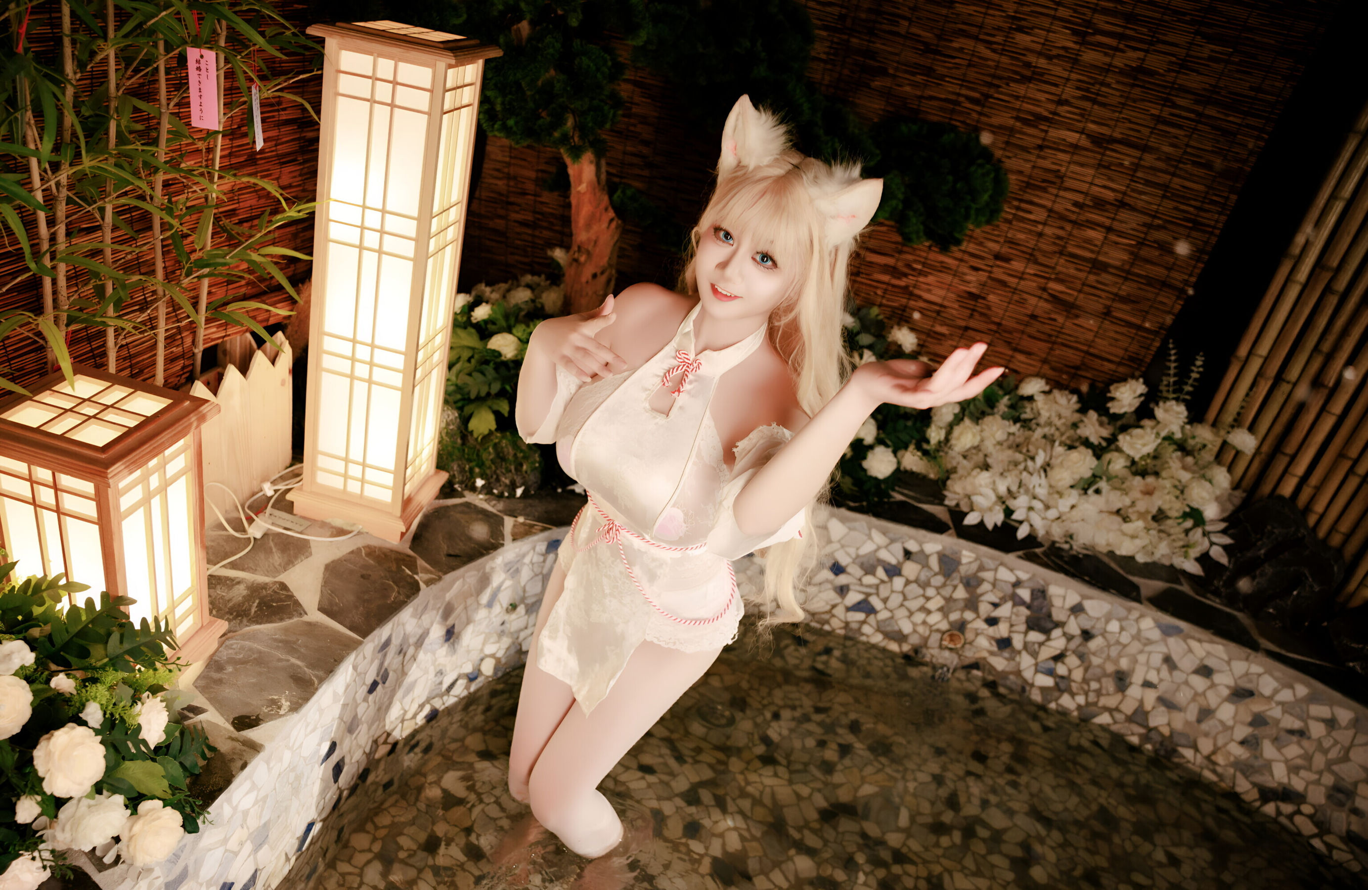 阿雪雪 - 温泉狐狸/(57P)