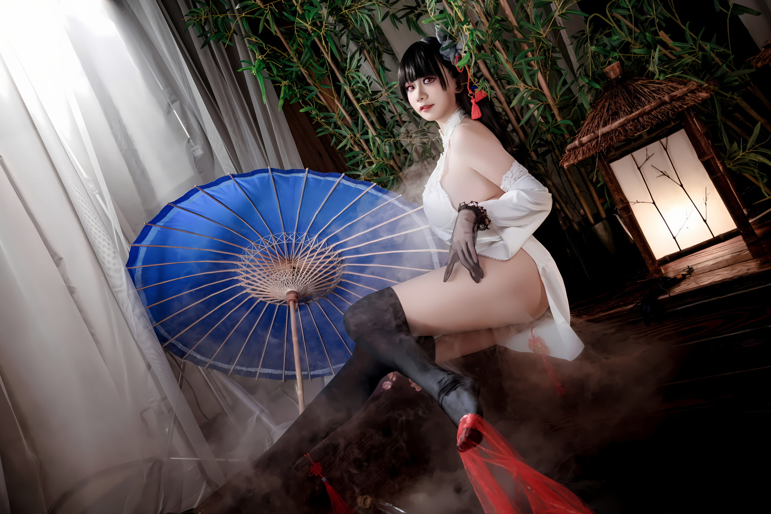 阿雪雪 - 碧蓝航线 逸仙 旗袍/(92P)