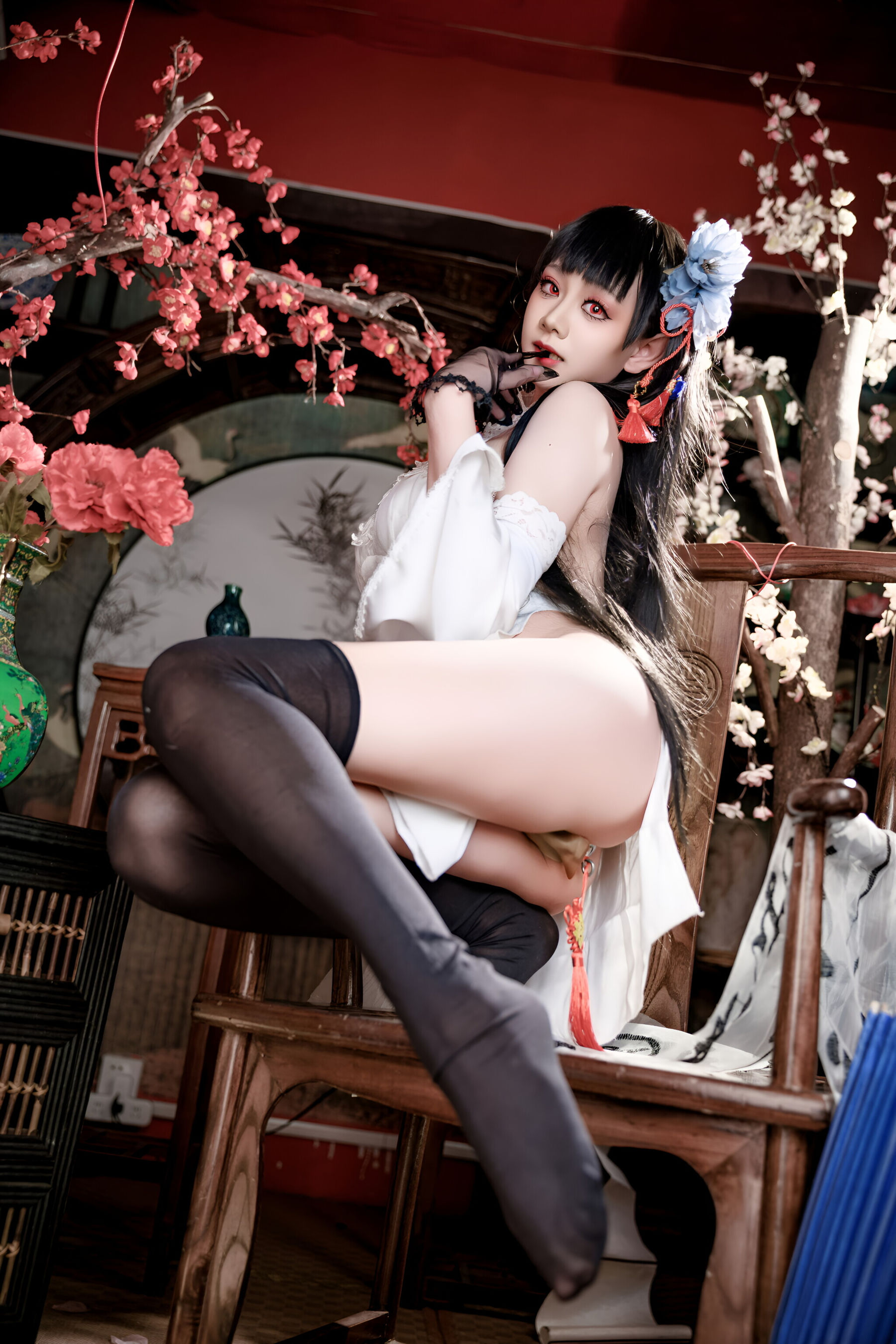 阿雪雪 - 碧蓝航线 逸仙 旗袍/(92P)