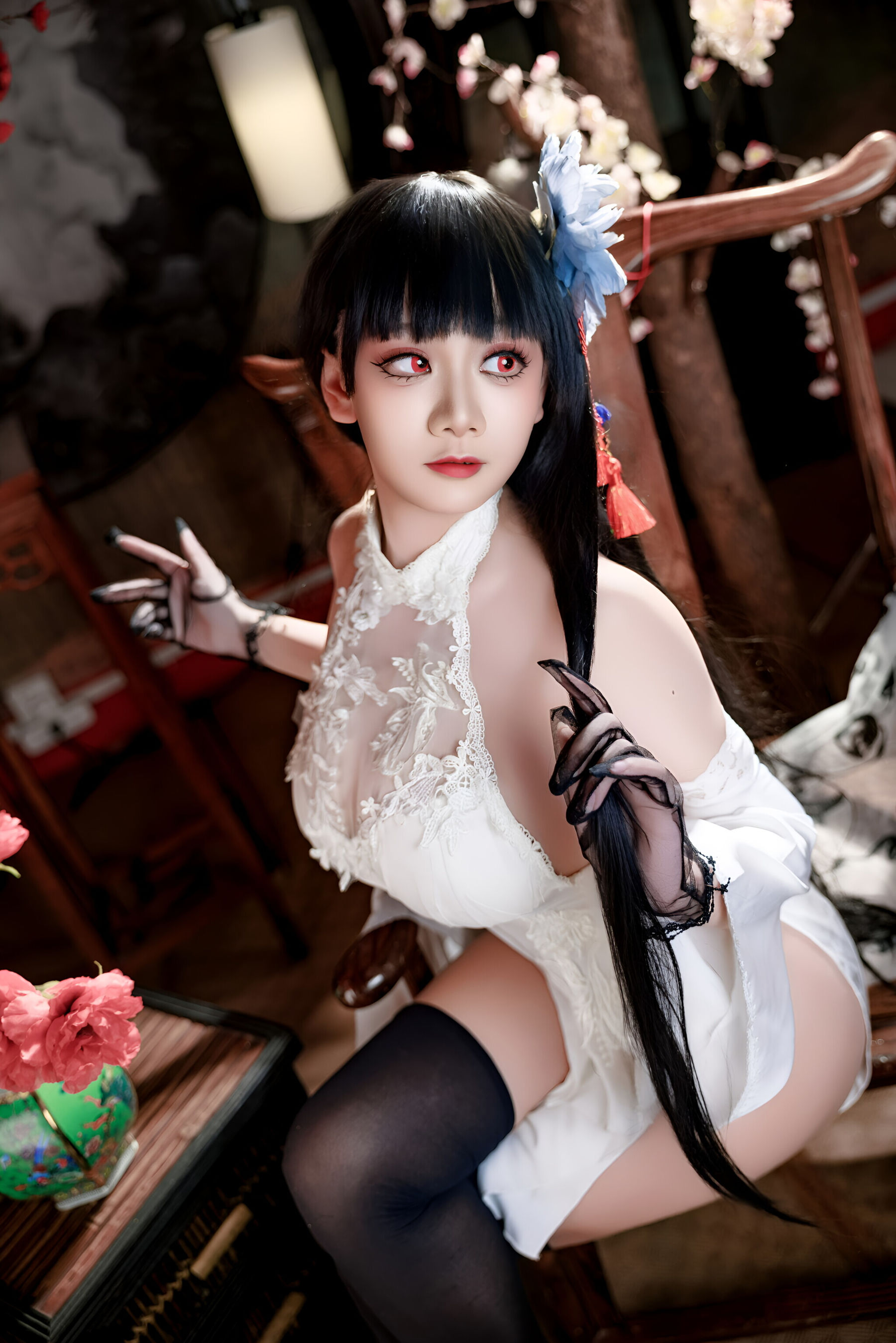 阿雪雪 - 碧蓝航线 逸仙 旗袍/(92P)