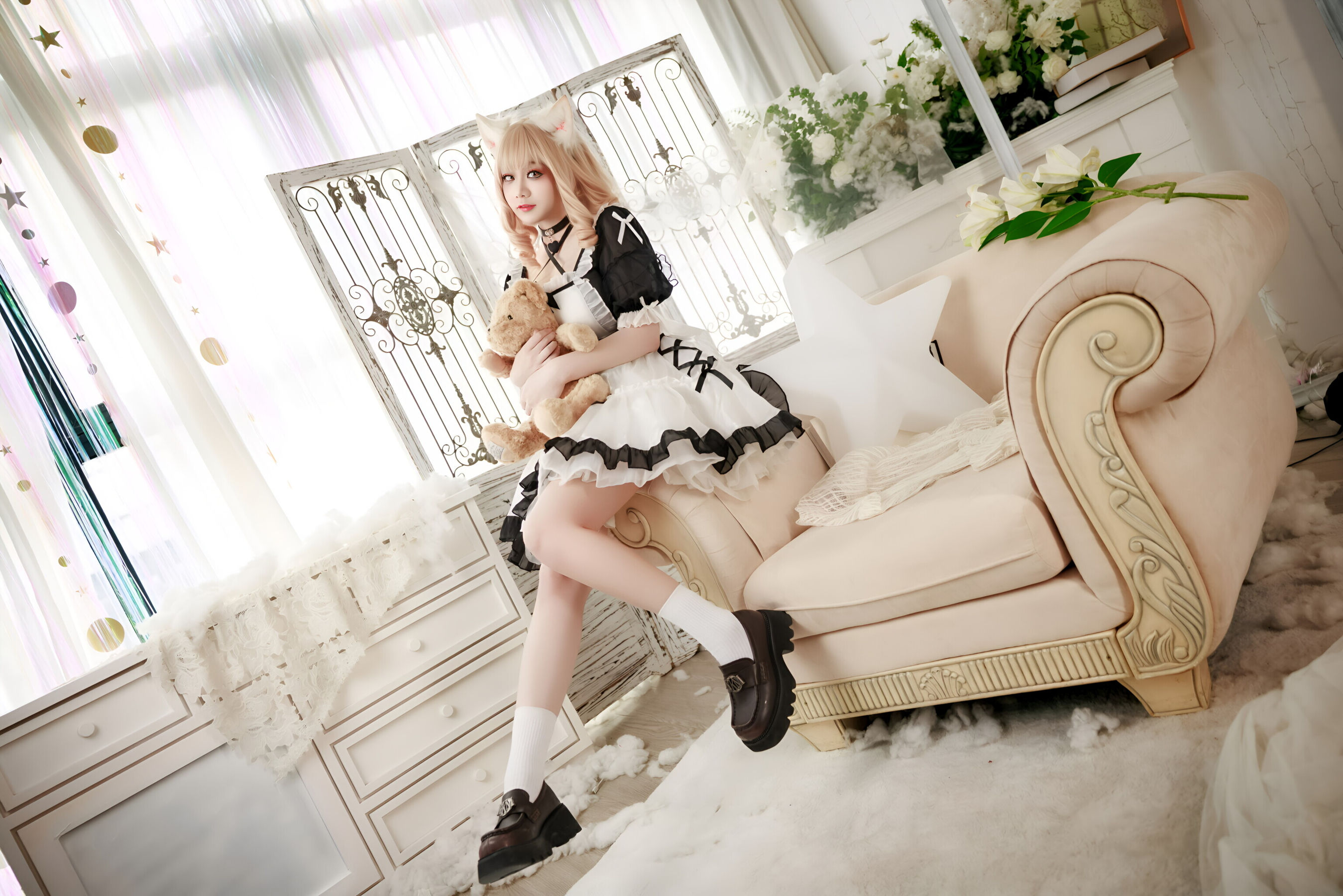 阿雪雪 - 午后女仆/(95P)