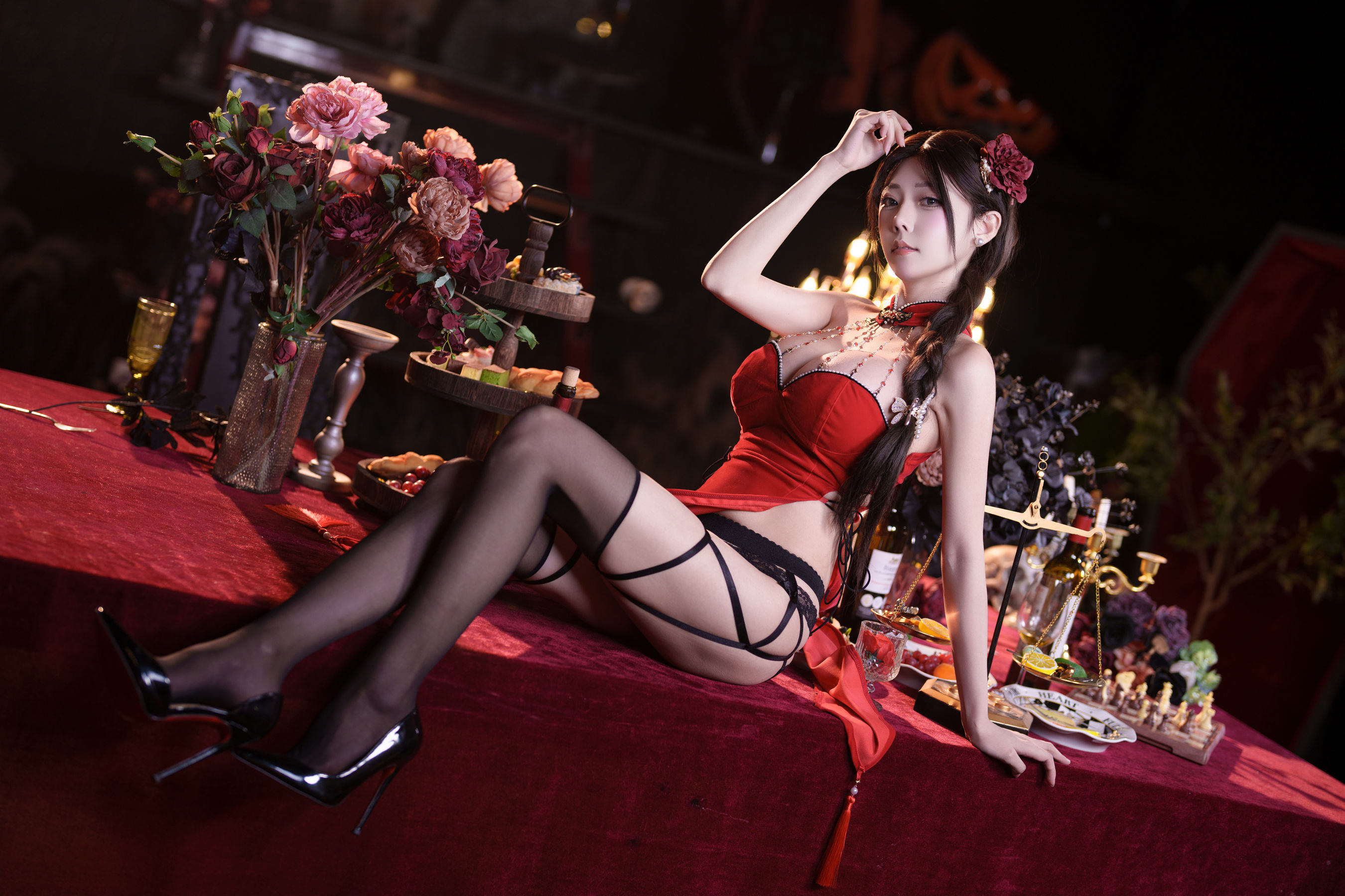 香草喵露露 写真 - 2025春节/(40P)