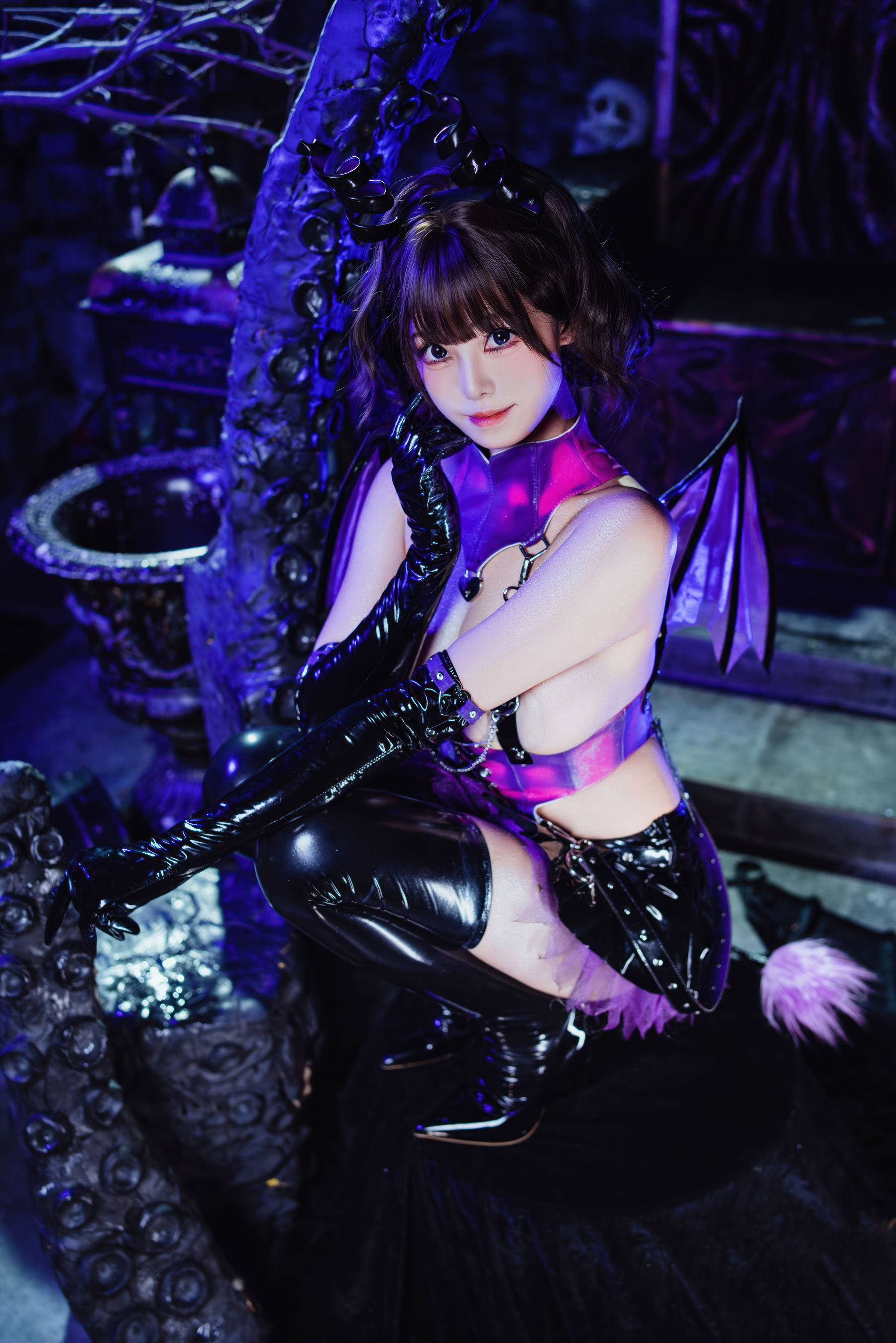 萌系小姐姐蜜汁猫裘 - 触手魅魔/(85P)