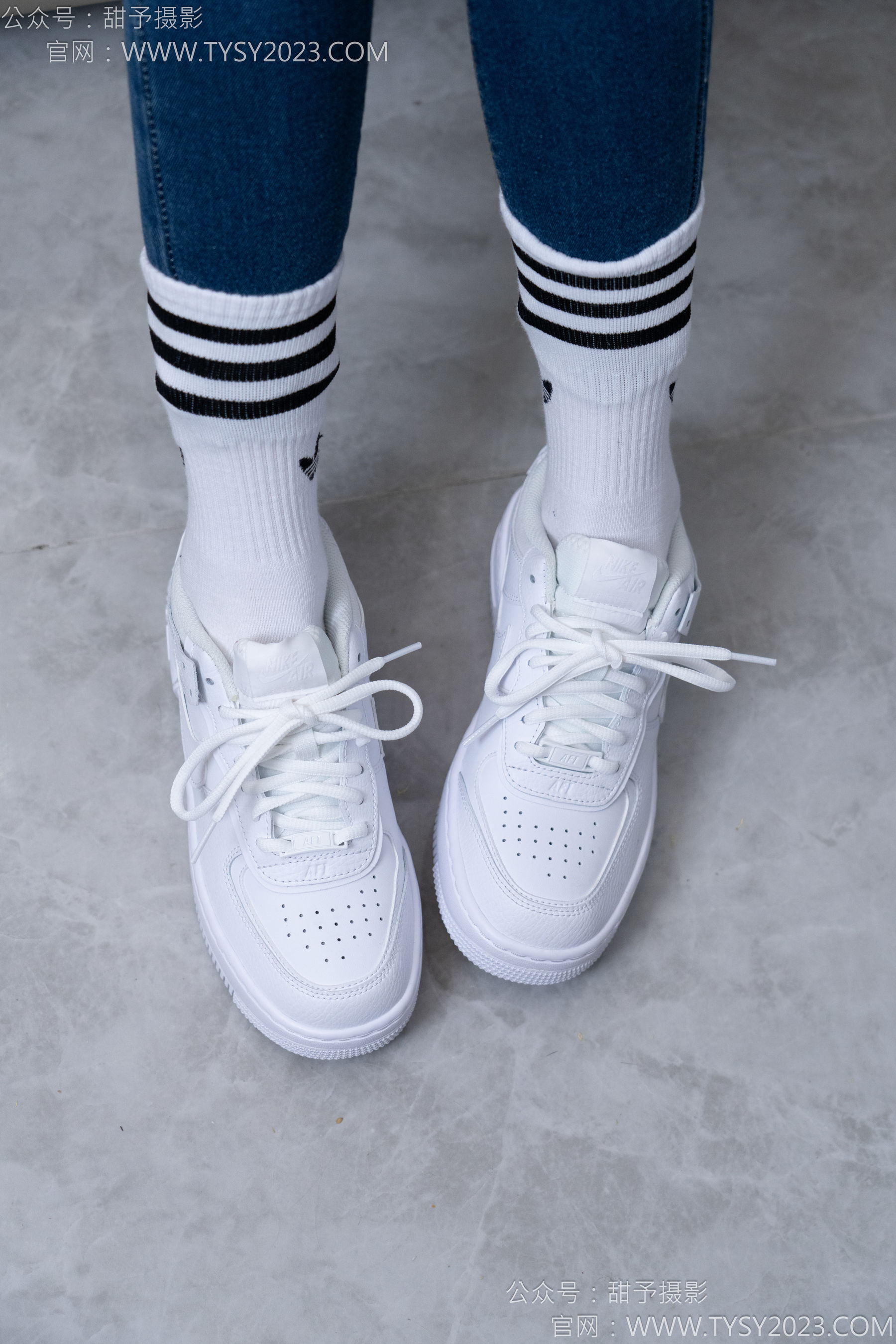 甜予摄影 No.179 珞珞 - 高跟鞋、板鞋、人字拖、白棉袜/(129P)