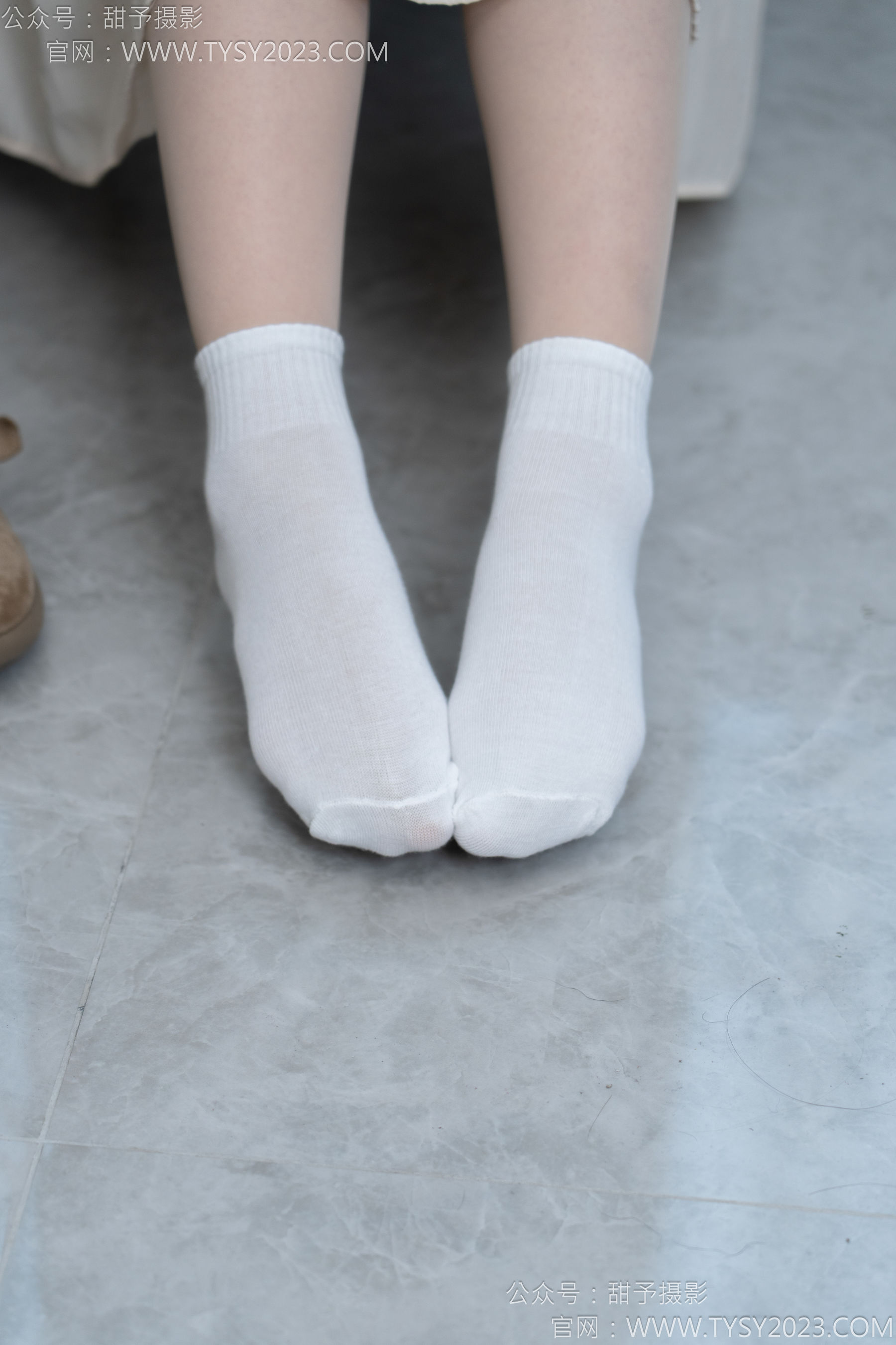 甜予摄影 No.173 小葵 - 棉鞋、白棉袜、薄肉丝/(135P)