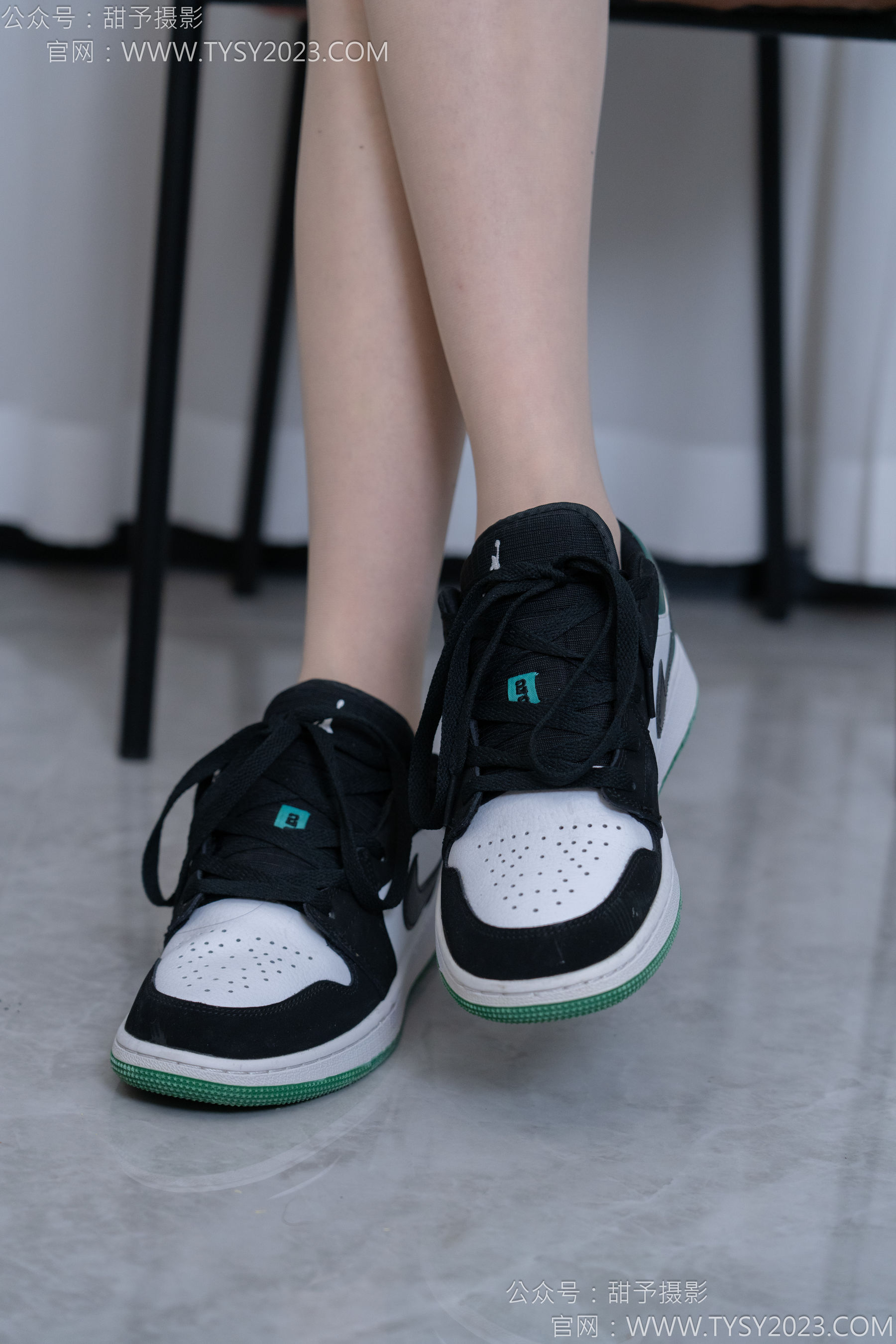 甜予摄影 No.176 珞珞 - 板鞋、薄肉丝/(134P)