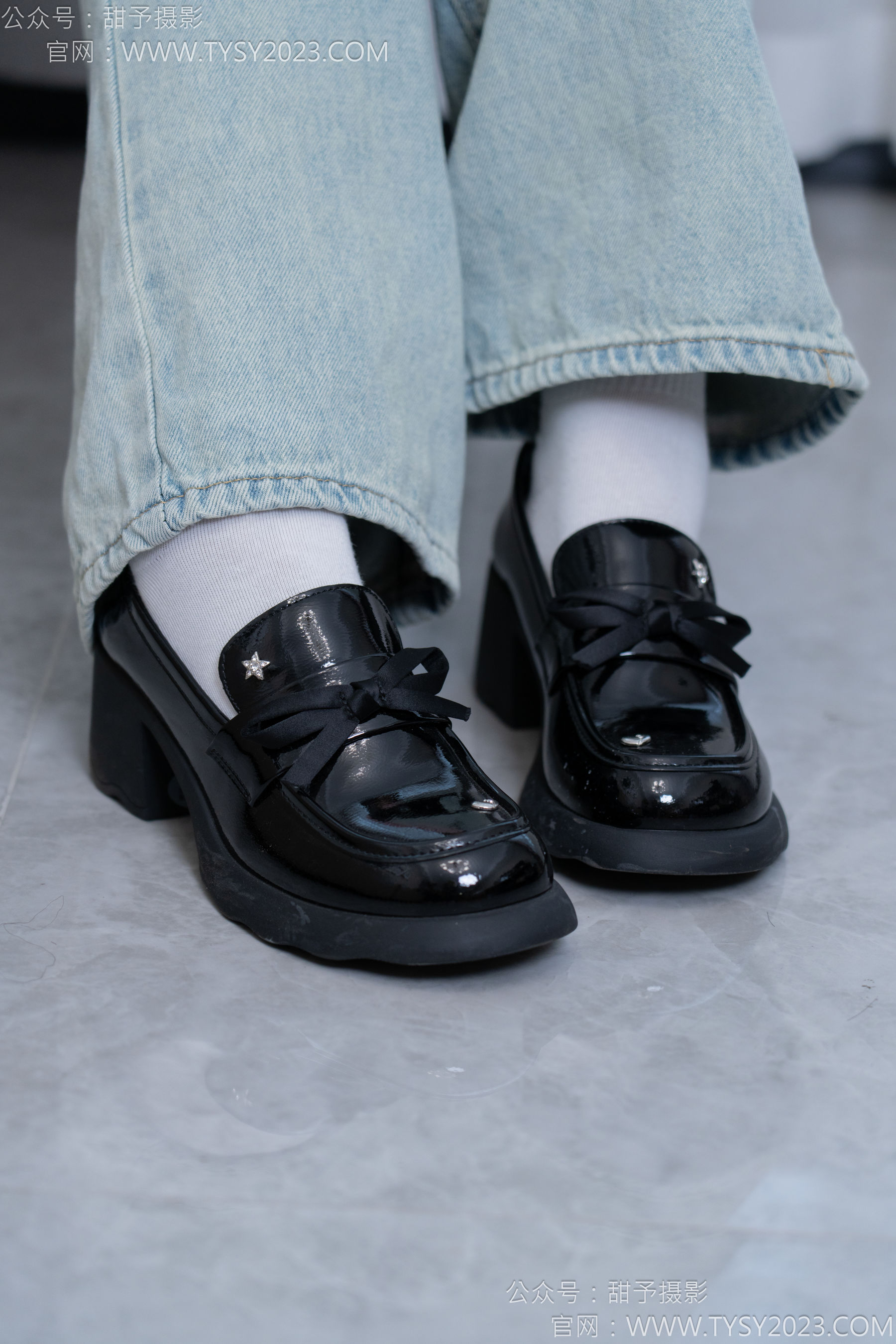 甜予摄影 No.162 知知 - 皮鞋、白棉袜、裸足/(125P)